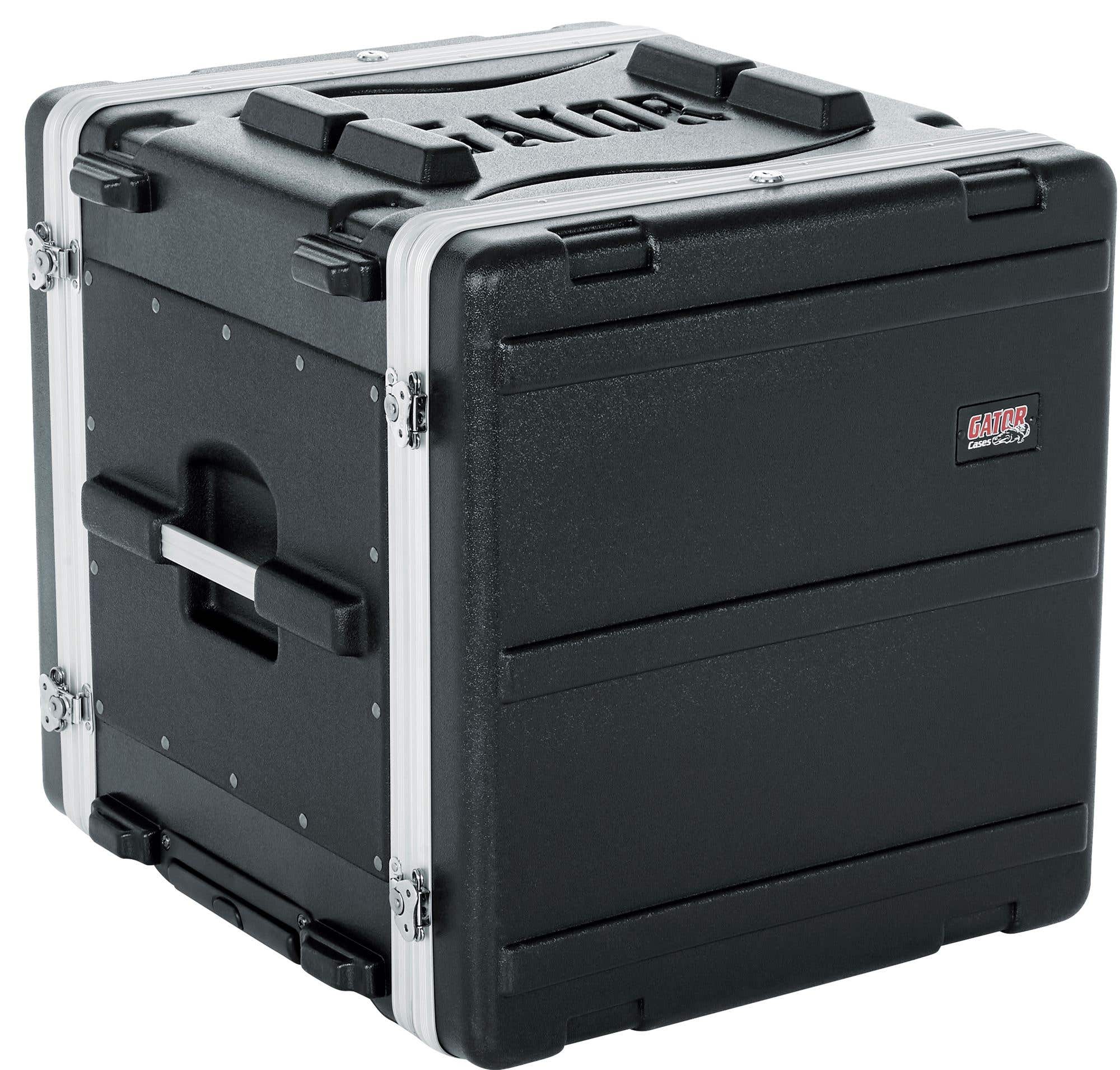 Gator GRR-10PL-US 10-Space Powered Rolling Audio Rack