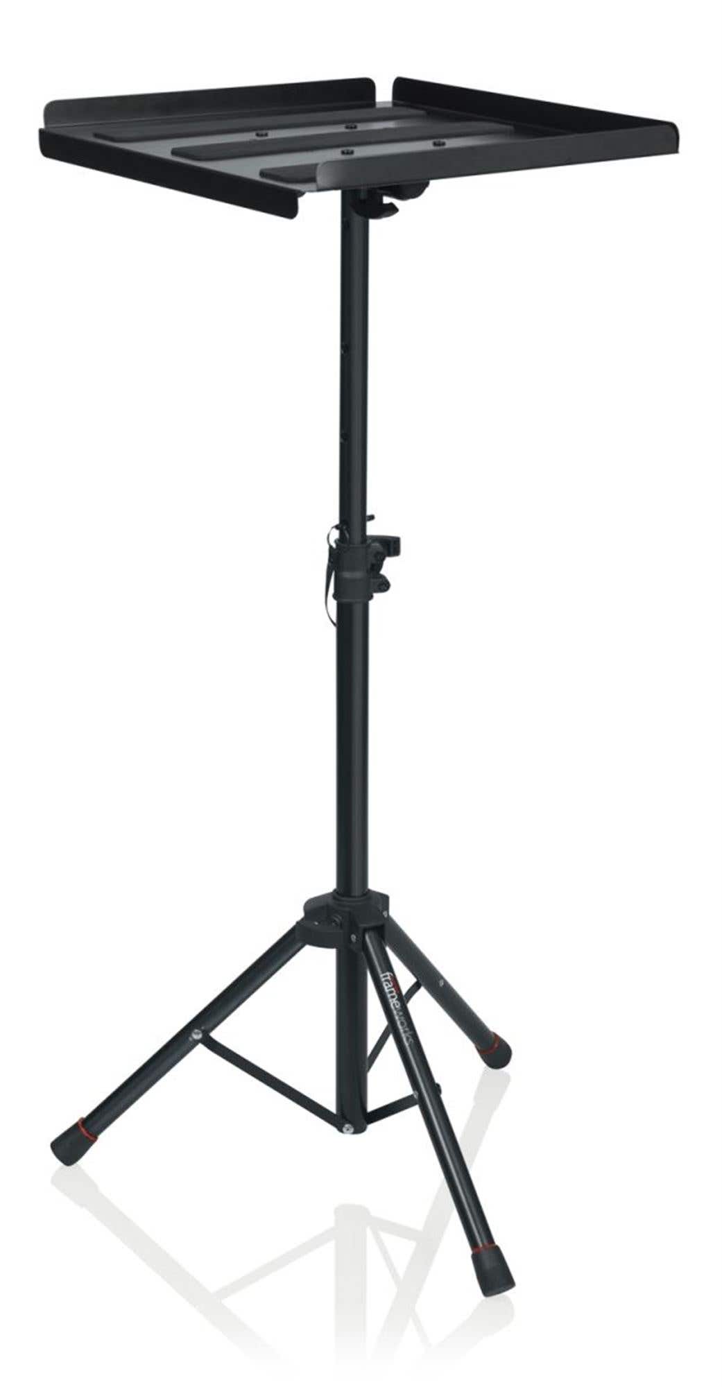 Gator Frameworks Heavy-Duty Adjustable Media Tray Stand