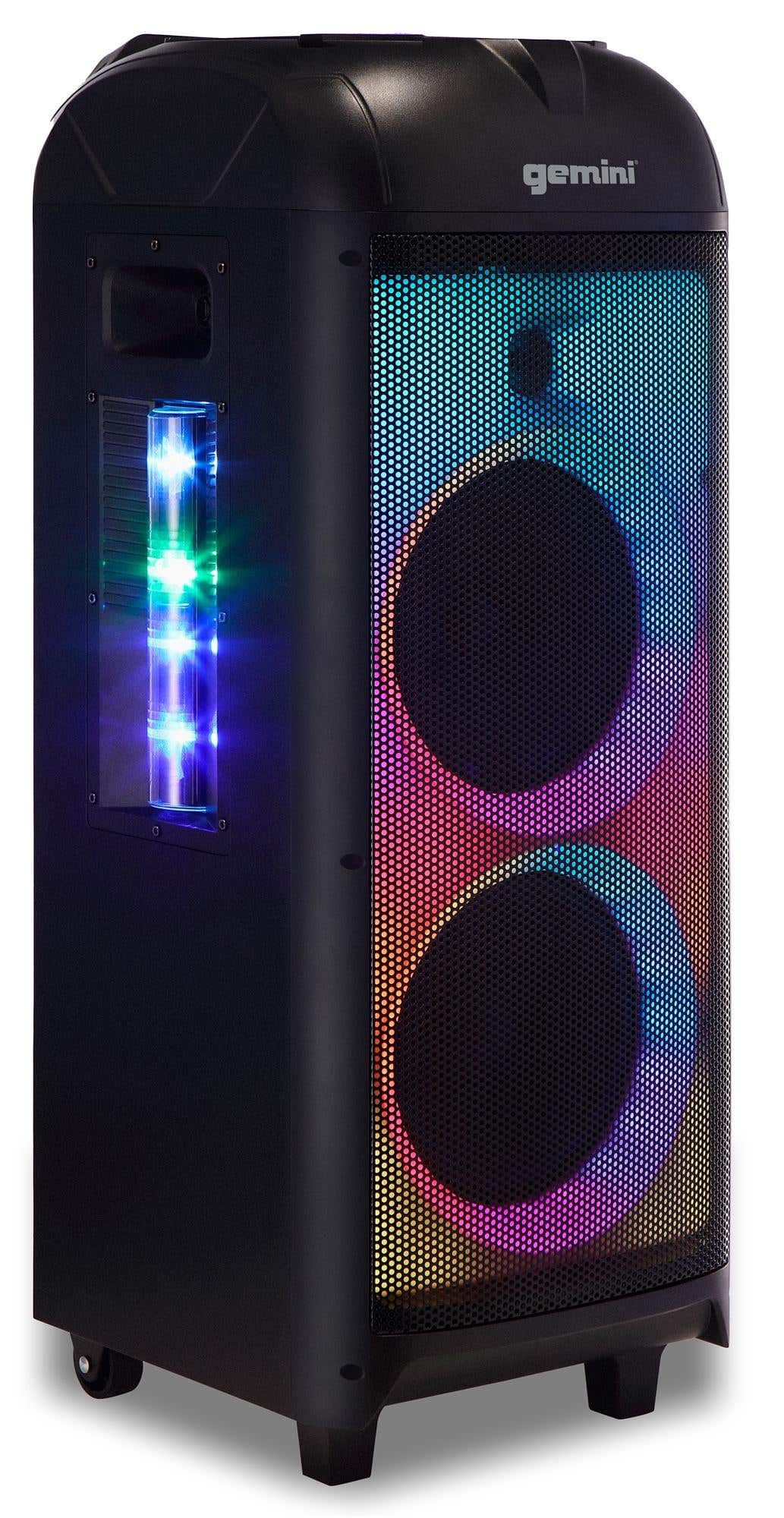 Gemini GPLT 360 Portable Speaker with Bluetooth and Lights
