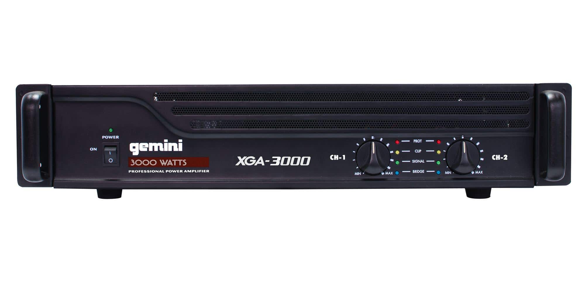 Gemini XGA3000 3000 Watt Professional Power Amplifier
