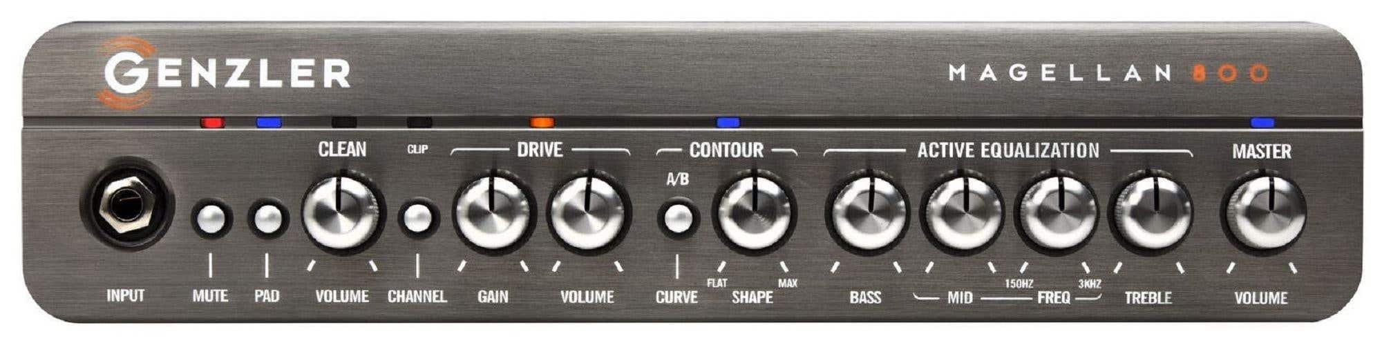 Genzler MG800 Magellan 800 Bass Guitar Head 800 Watts