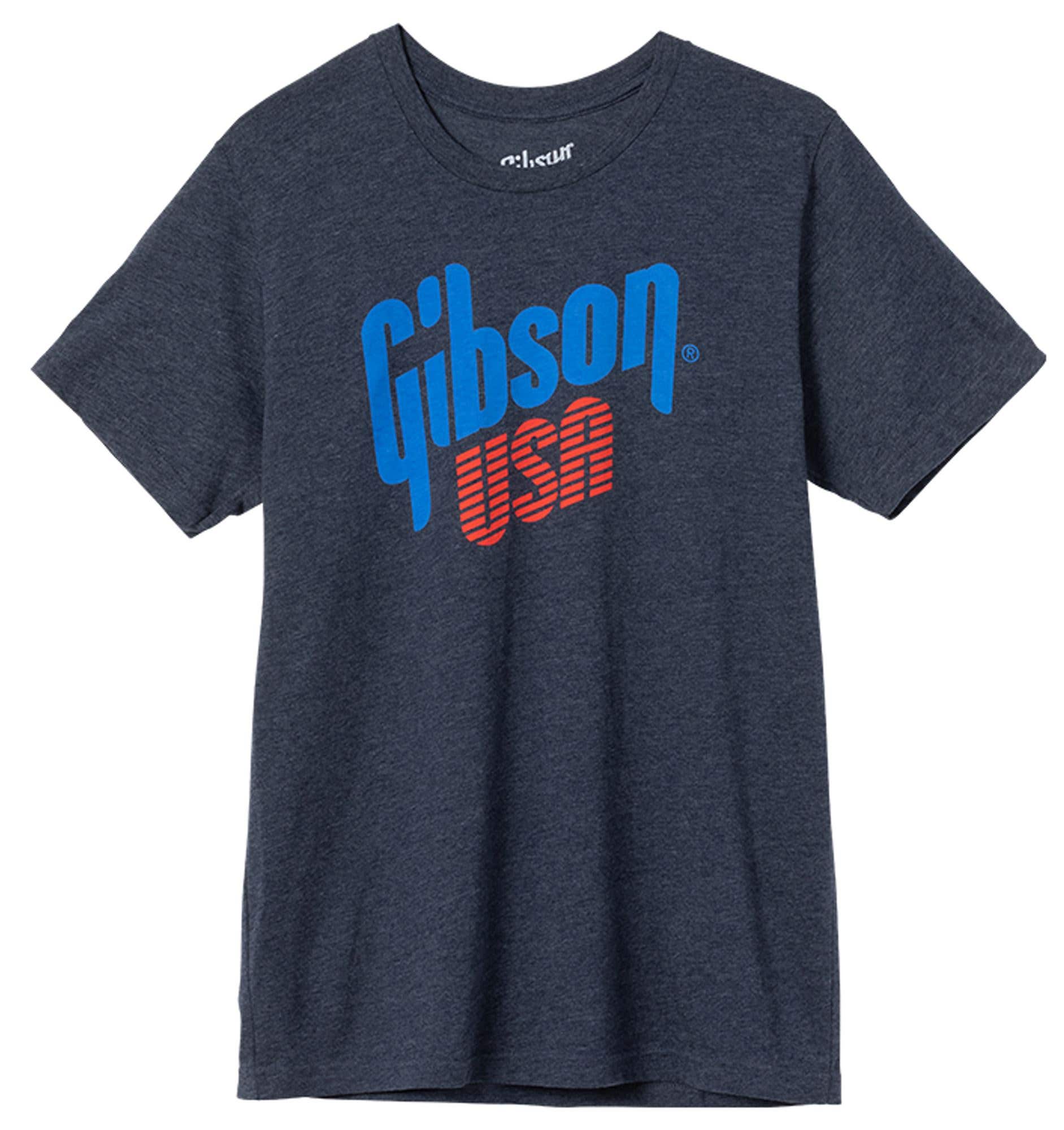 Gibson USA Logo T-Shirt Blue