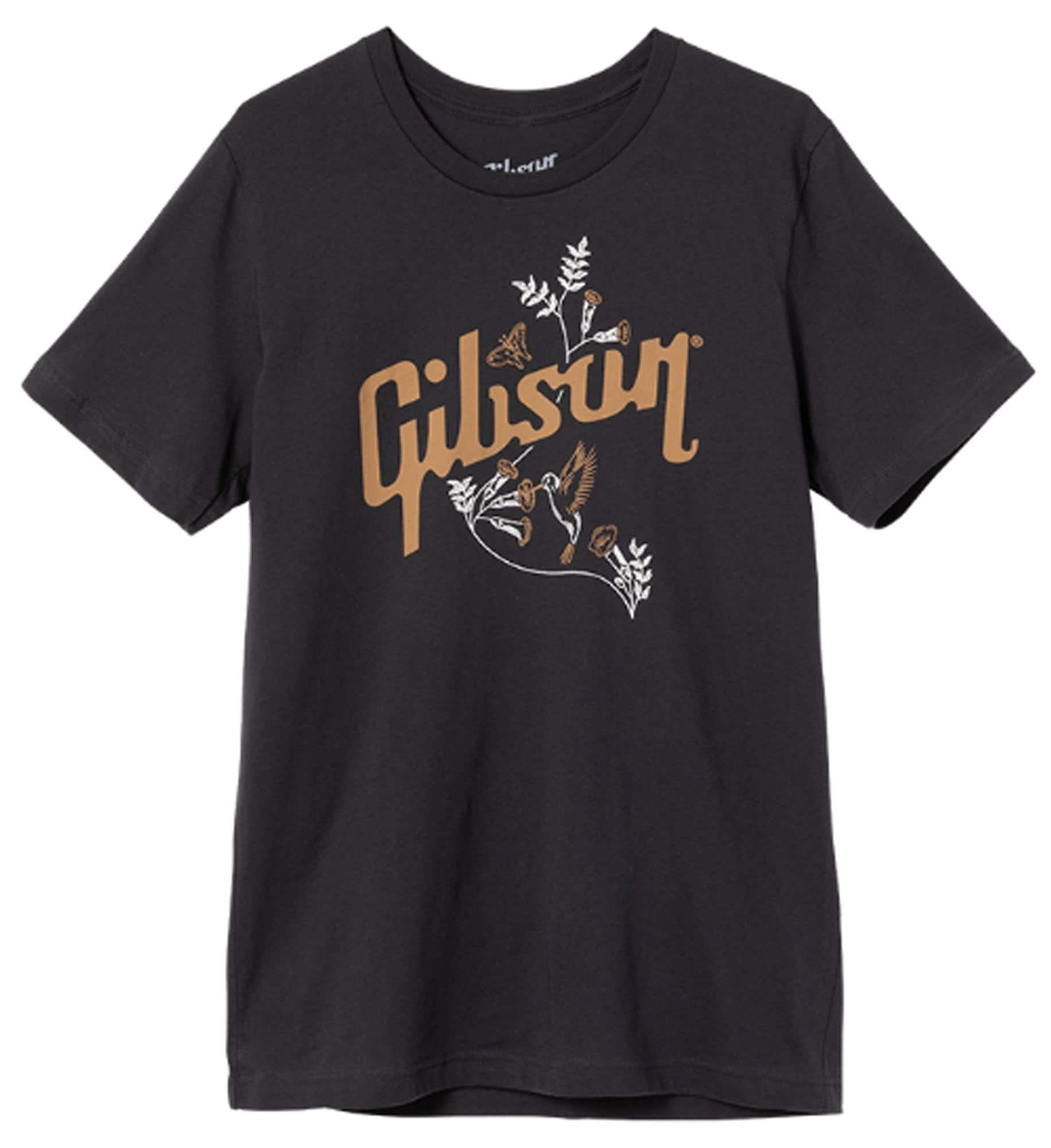 Gibson Hummingbird T-Shirt, Grey Large
