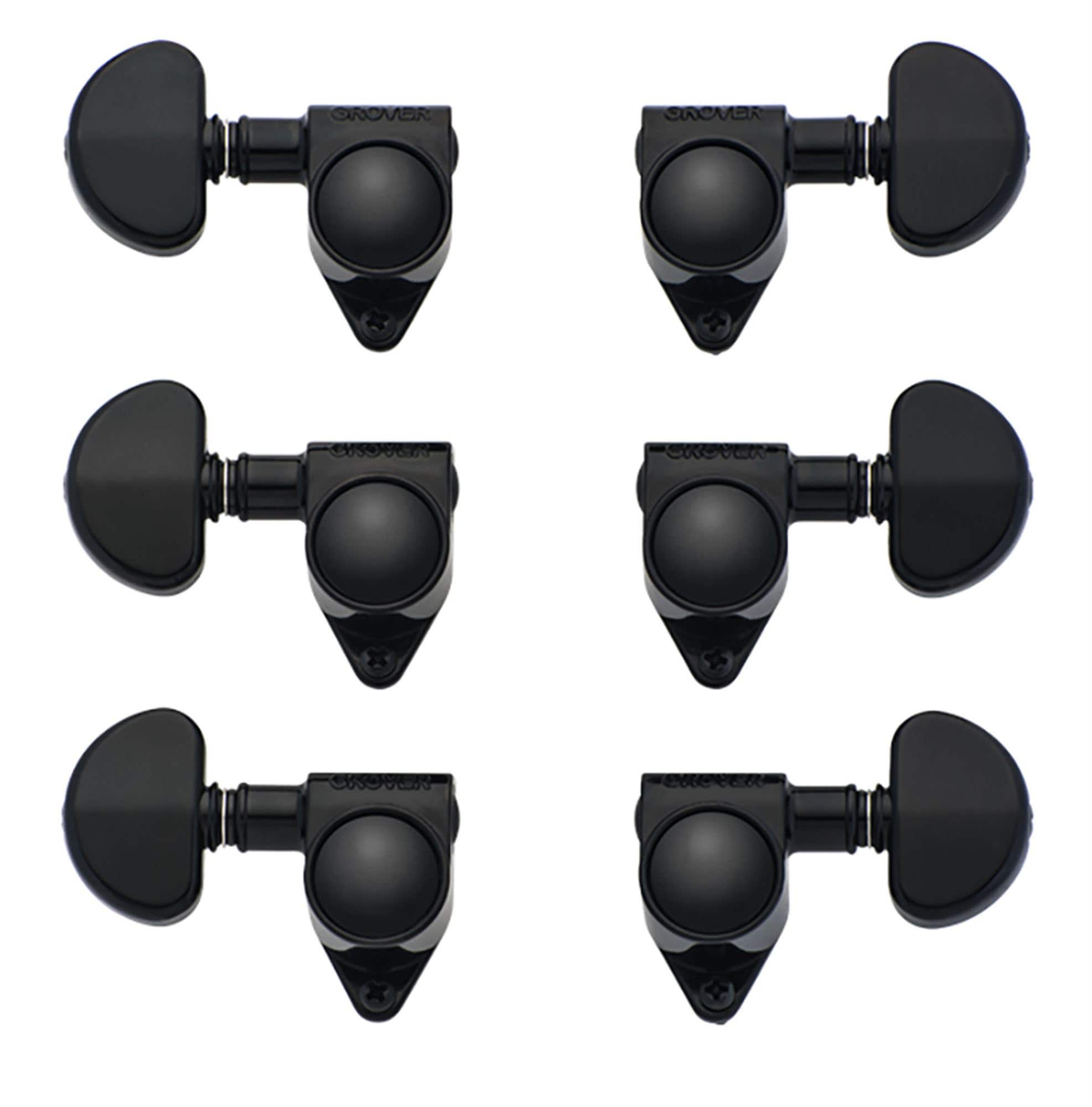 Gibson Kidney Guitar Tuners Set 3 Per Side Black
