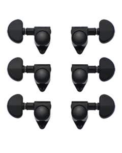 Gibson Kidney Guitar Tuners Set 3 Per Side Black