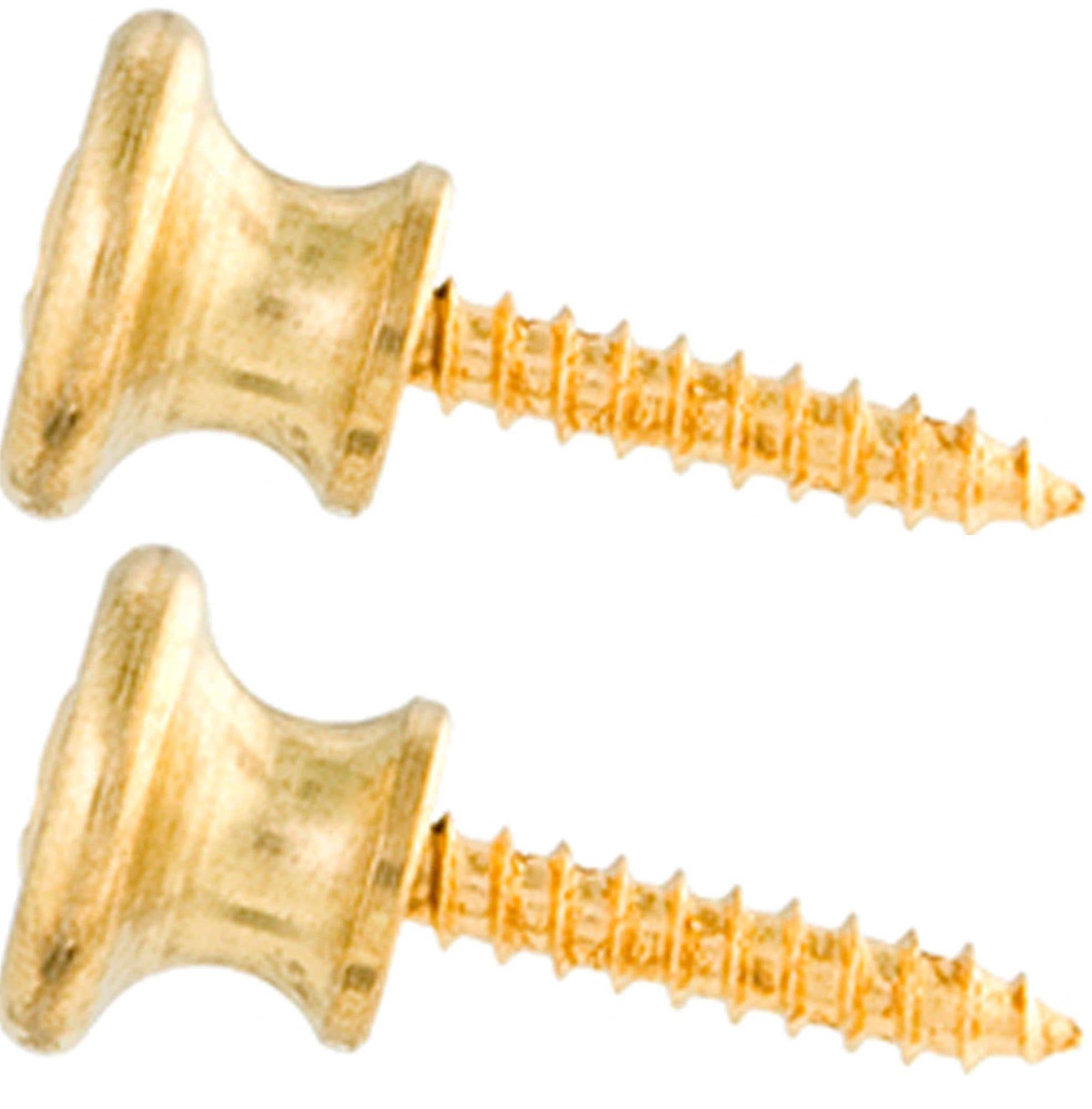 Gibson Strap Buttons 2 Pieces Brass or Aluminum