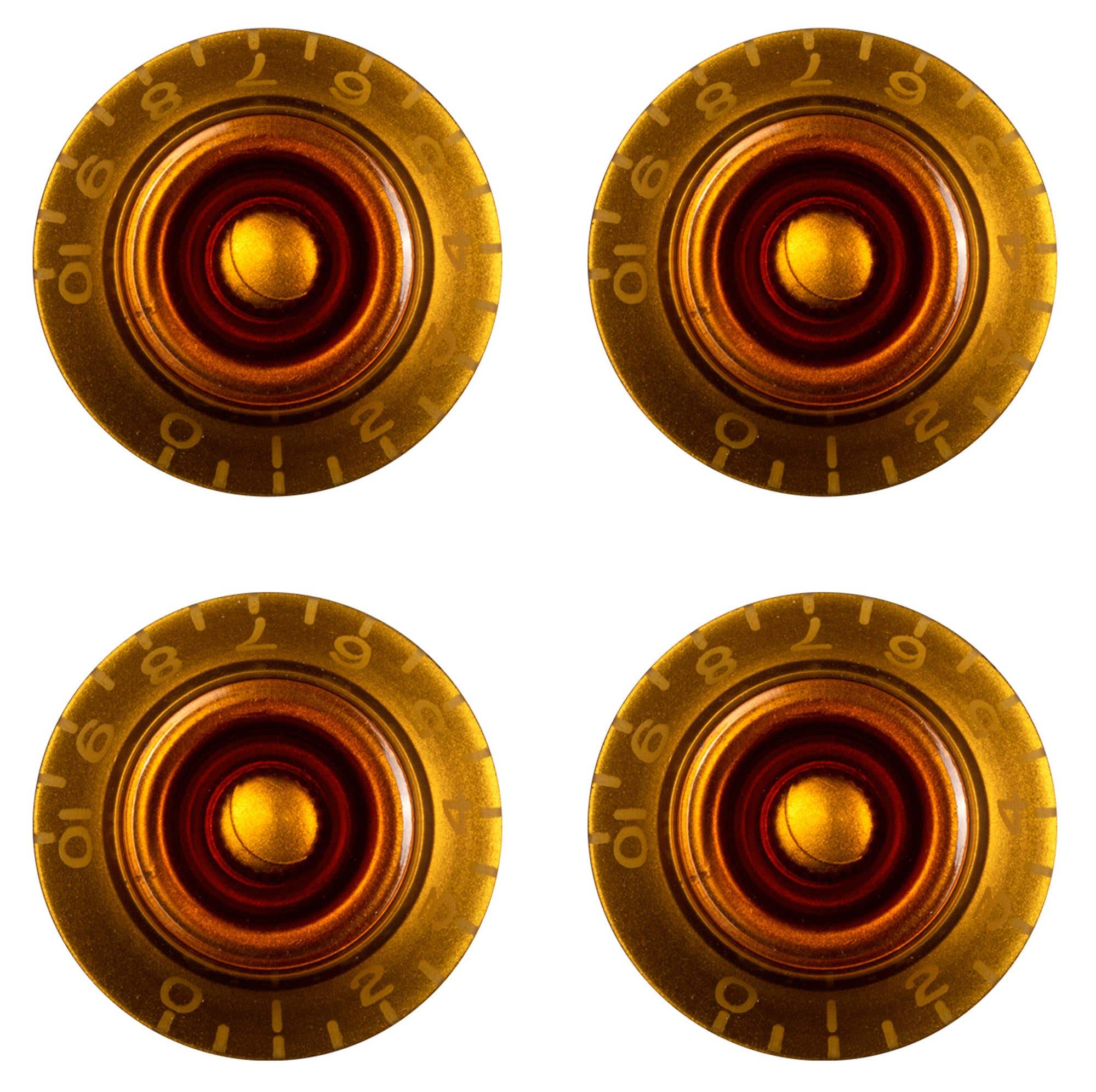 Gibson Top Hat Knobs Pack of 4 Black