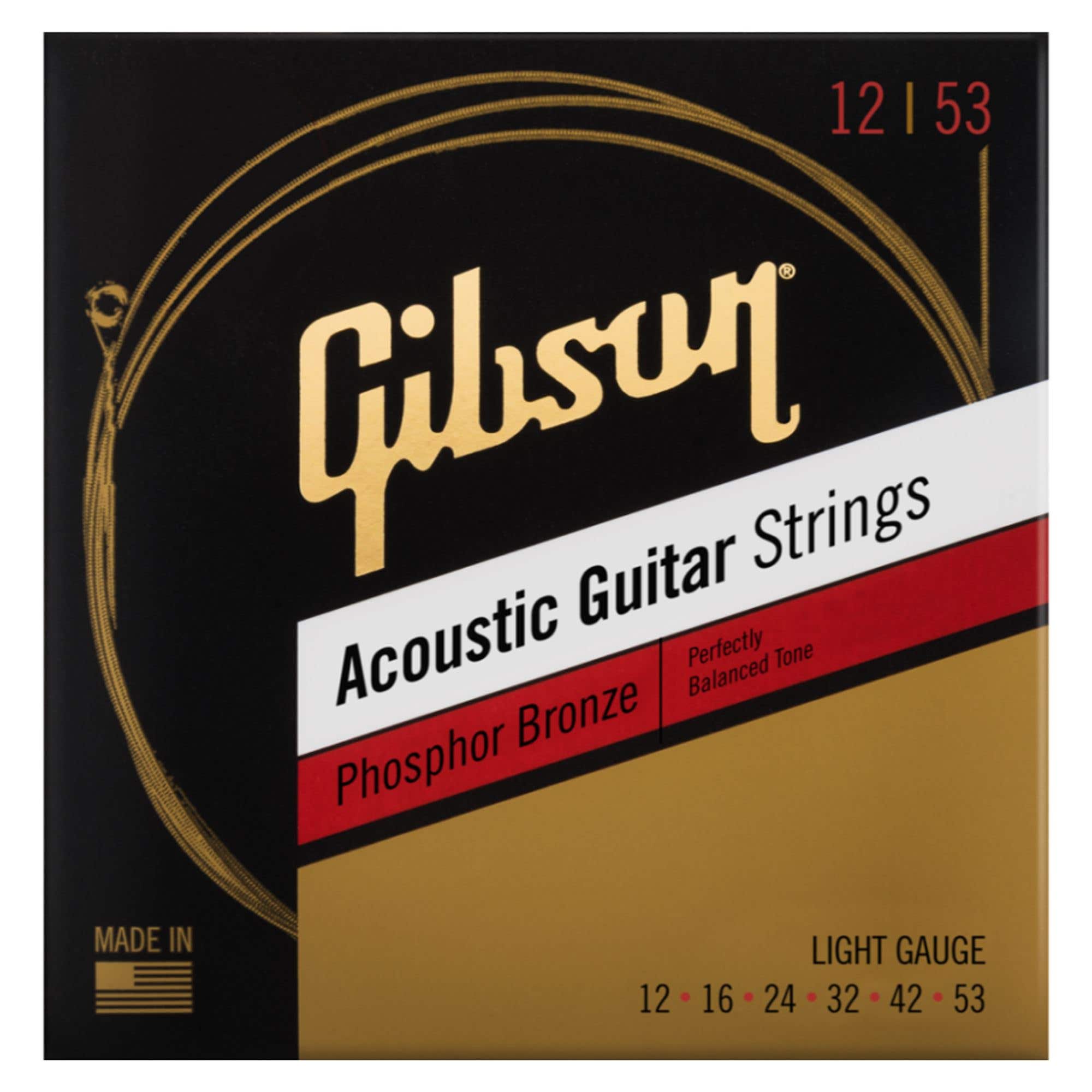 Gibson Phosphor Bronze Acoustic Guitar Strings