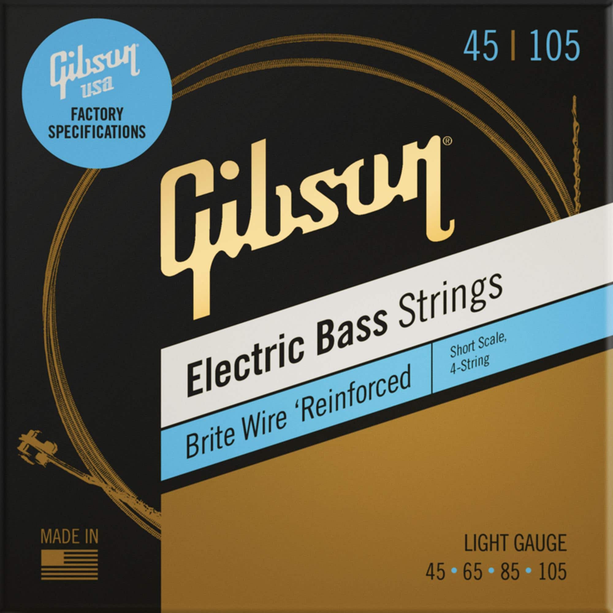 Gibson Brite Wire Bass Strings Short Scale