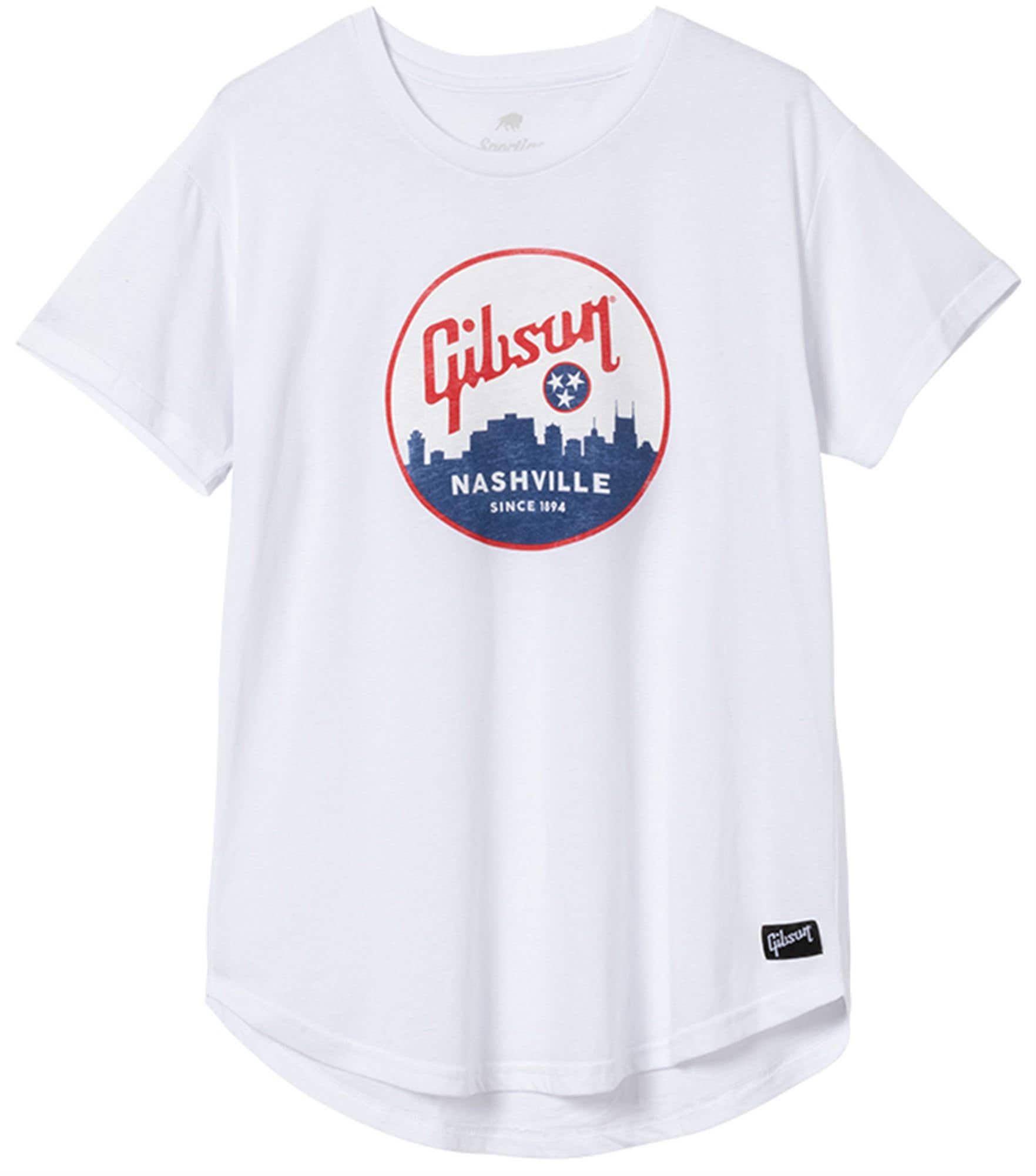 Gibson Nashville Womens Tee White