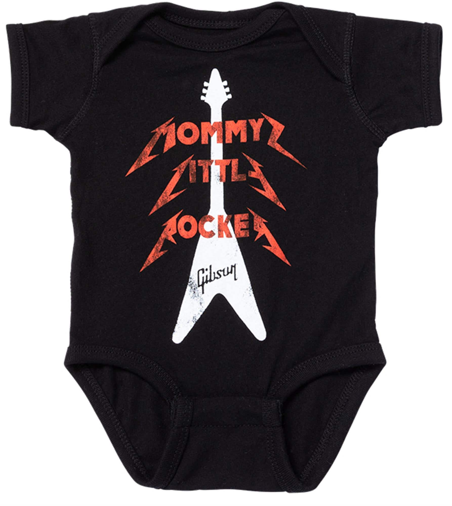 Gibson Mommys Little Rocker Fly V Onesie
