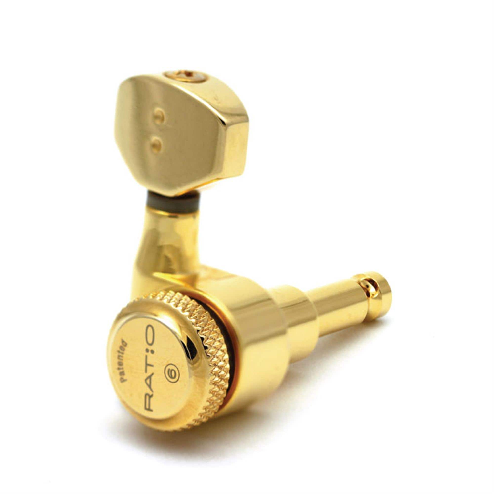 Graph Tech PRL-8721-G7 Ratio 7 String Inline Locking Tuners Gold
