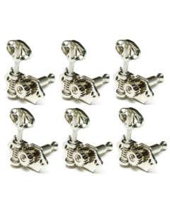 Graph Tech Tuners 3x3 Skeleton Button Nickel