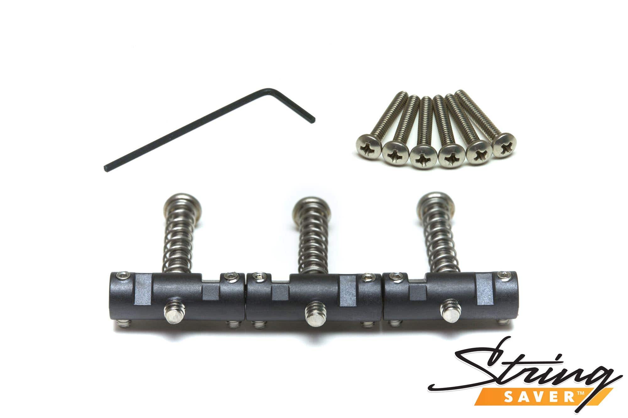 Graph Tech PS-8163-00 String Saver 3 Barrel Compensated Tele Saddles