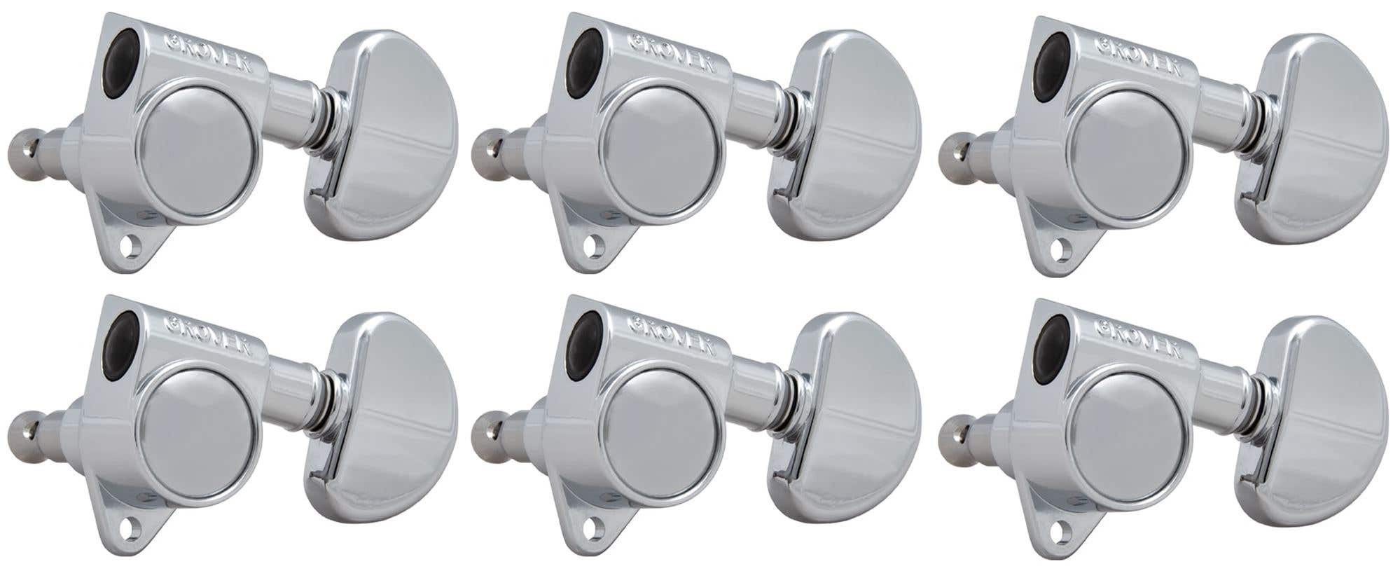 Grover 102C Original Rotomatics Tuning Machines Chrome Set of 6 33