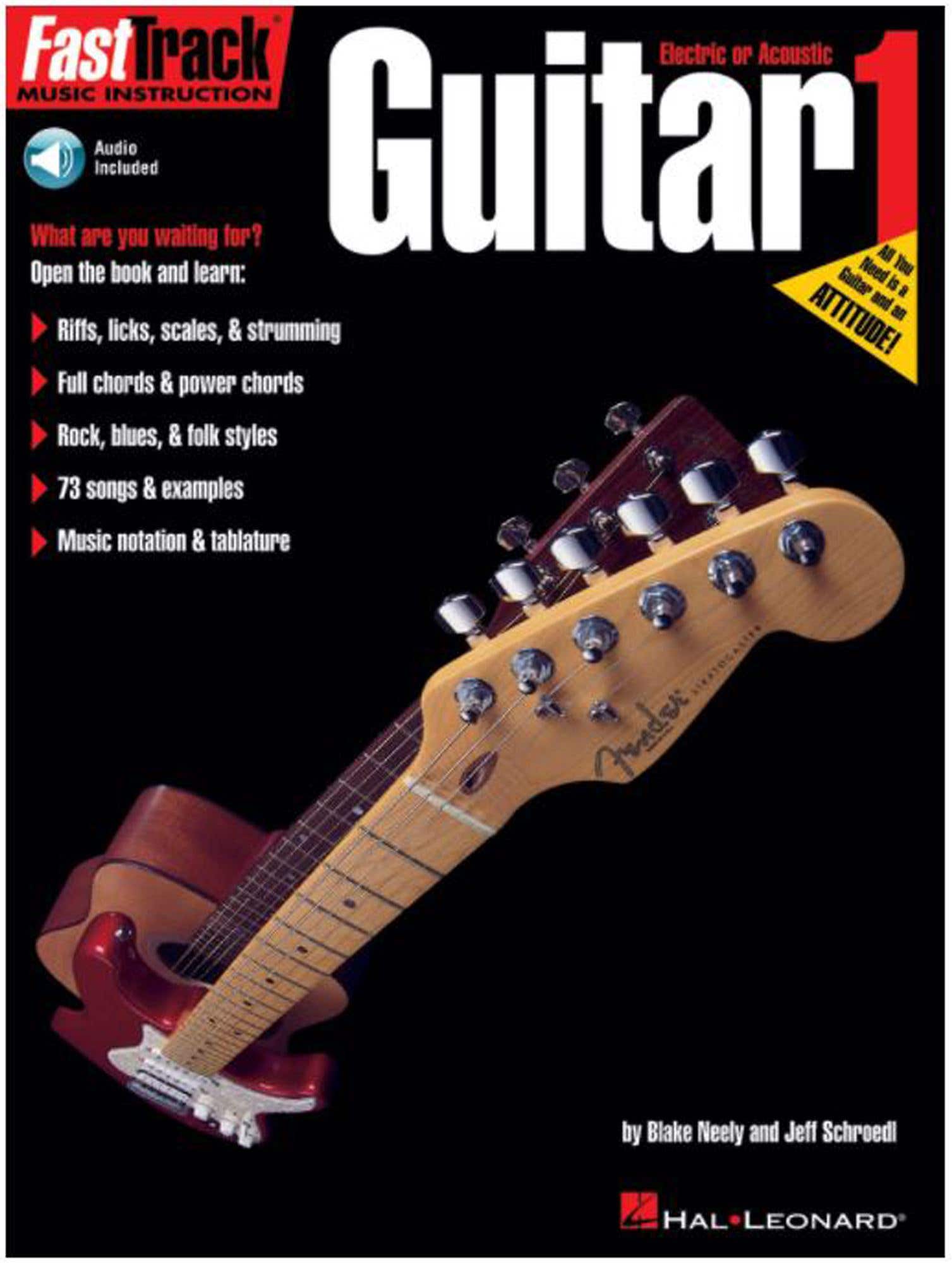 Hal Leonard FastTrack Guitar Method 1 Book CD