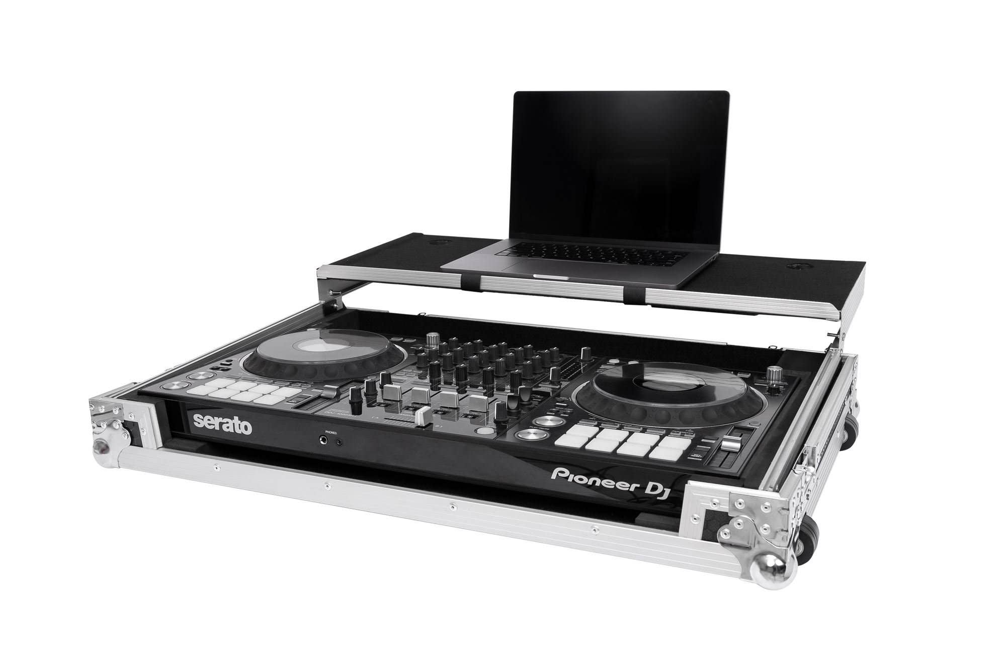 Headliner HL10011 Flight Case with Wheels for Pioneer DJ DDJFLX10 with Laptop Platform
