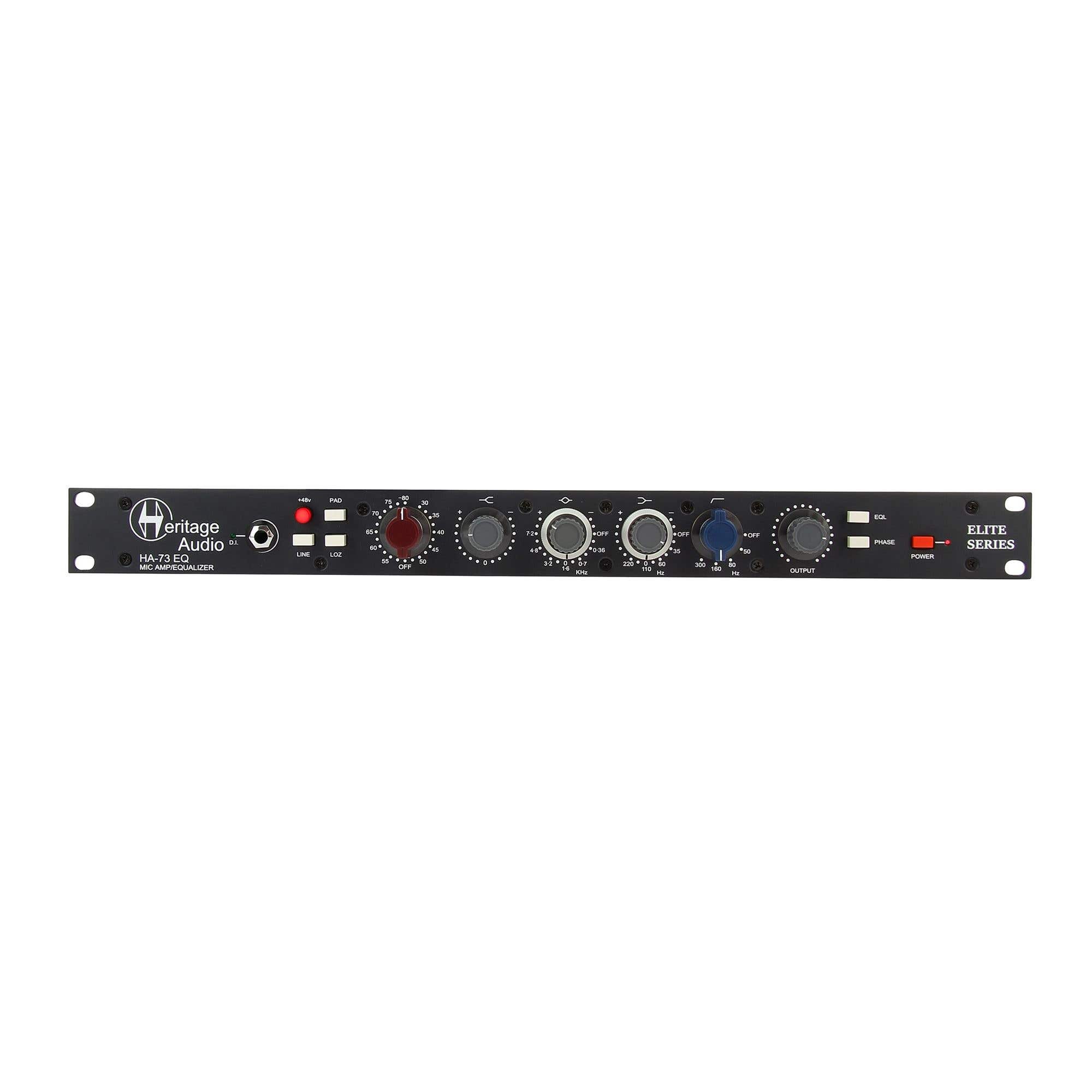 Heritage Audio HA 73EQ Elite Series Microphone Preamplifier Equalizer