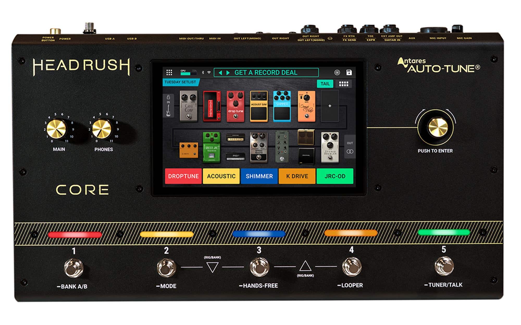 Headrush Core Multi-Effects Amp Modeler and Vocal Processor Pedalboard