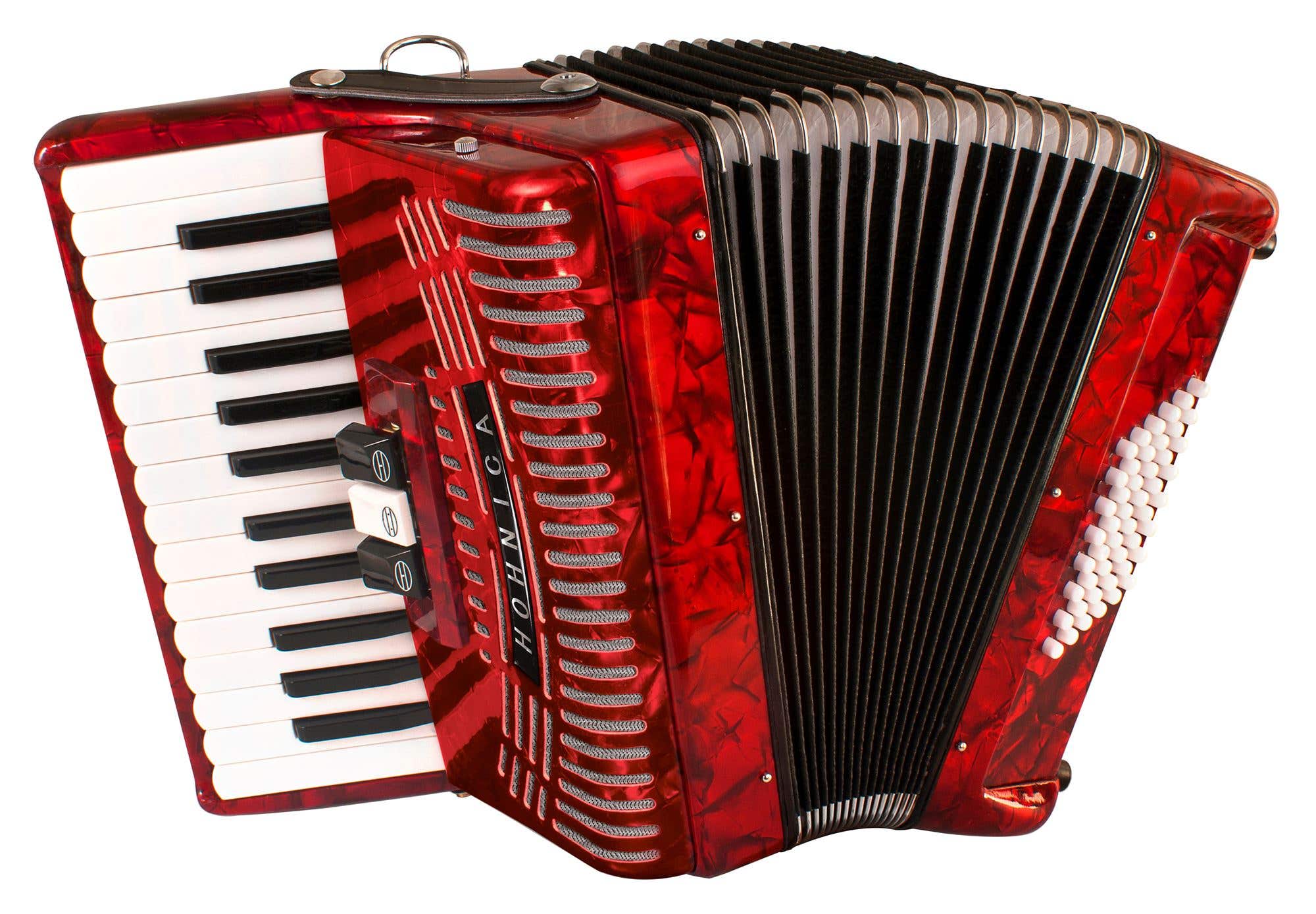 Hohner Hohnica 1304-RED 48 Bass Piano Accordion