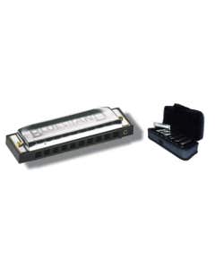 Hohner 15017 Blues Band 7 Key Harmonica Set with Case