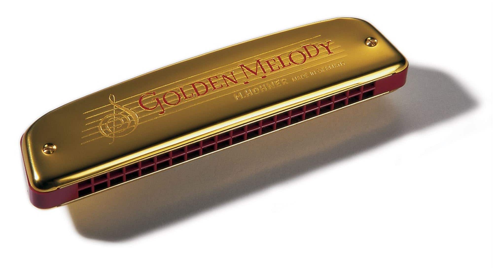Hohner 2416-C Golder Melody Tremolo Harmonida Key of C