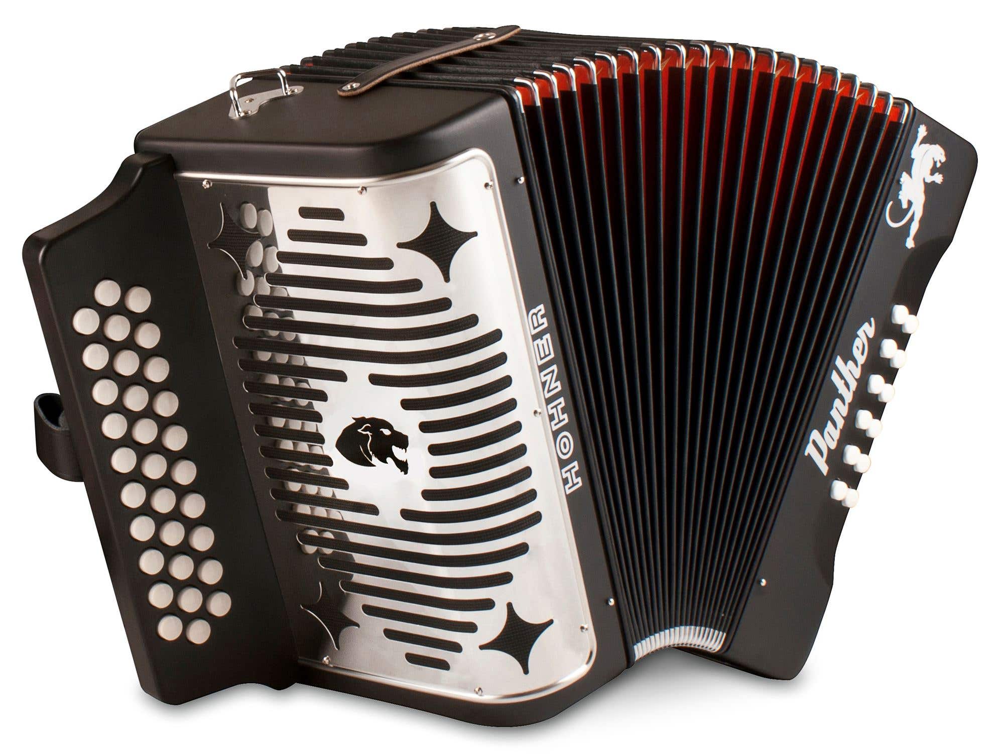 Hohner 3100FB Panther Diatonic Accordion FBbEb