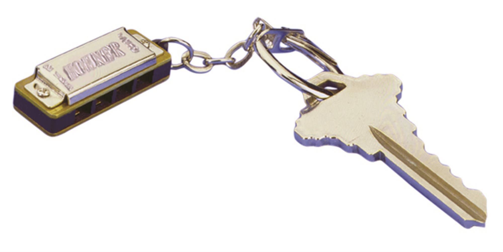 Hohner M108 Miniature Harmonica Keychain