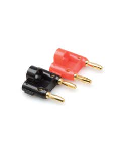 Hosa BNA100 Dual Banana Connectors 2 Piece
