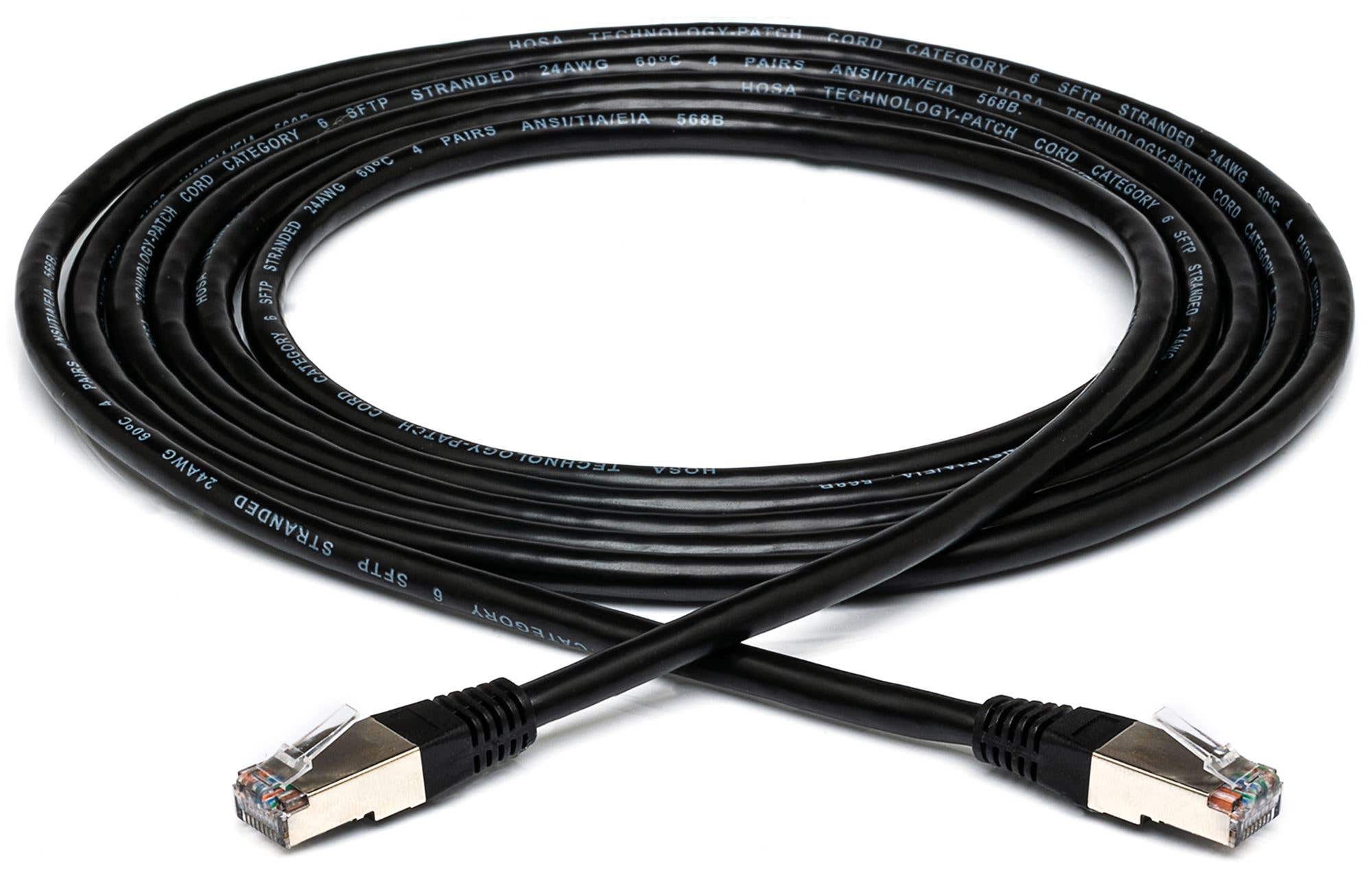 Hosa CAT-650BK Cat 6 Cable