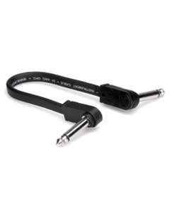 Hosa CFP-000 Series Flat Right Angle Guitar Patch Cable