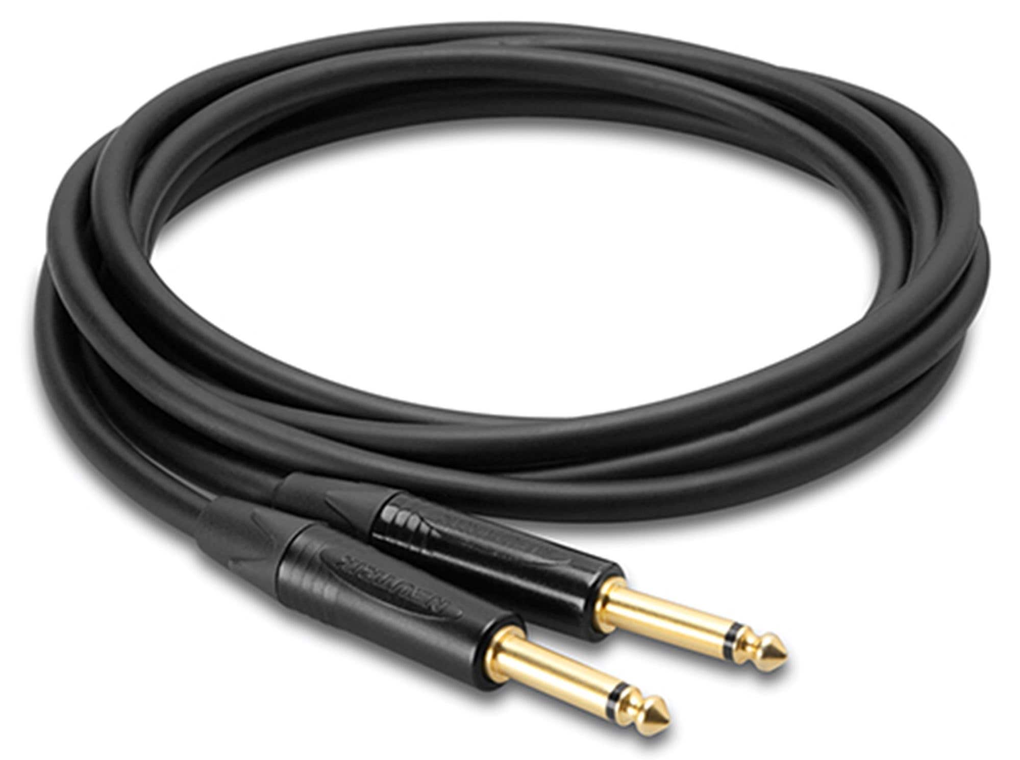Hosa CGK010 Edge Guitar Cable Neutrik Straight 10 Foot