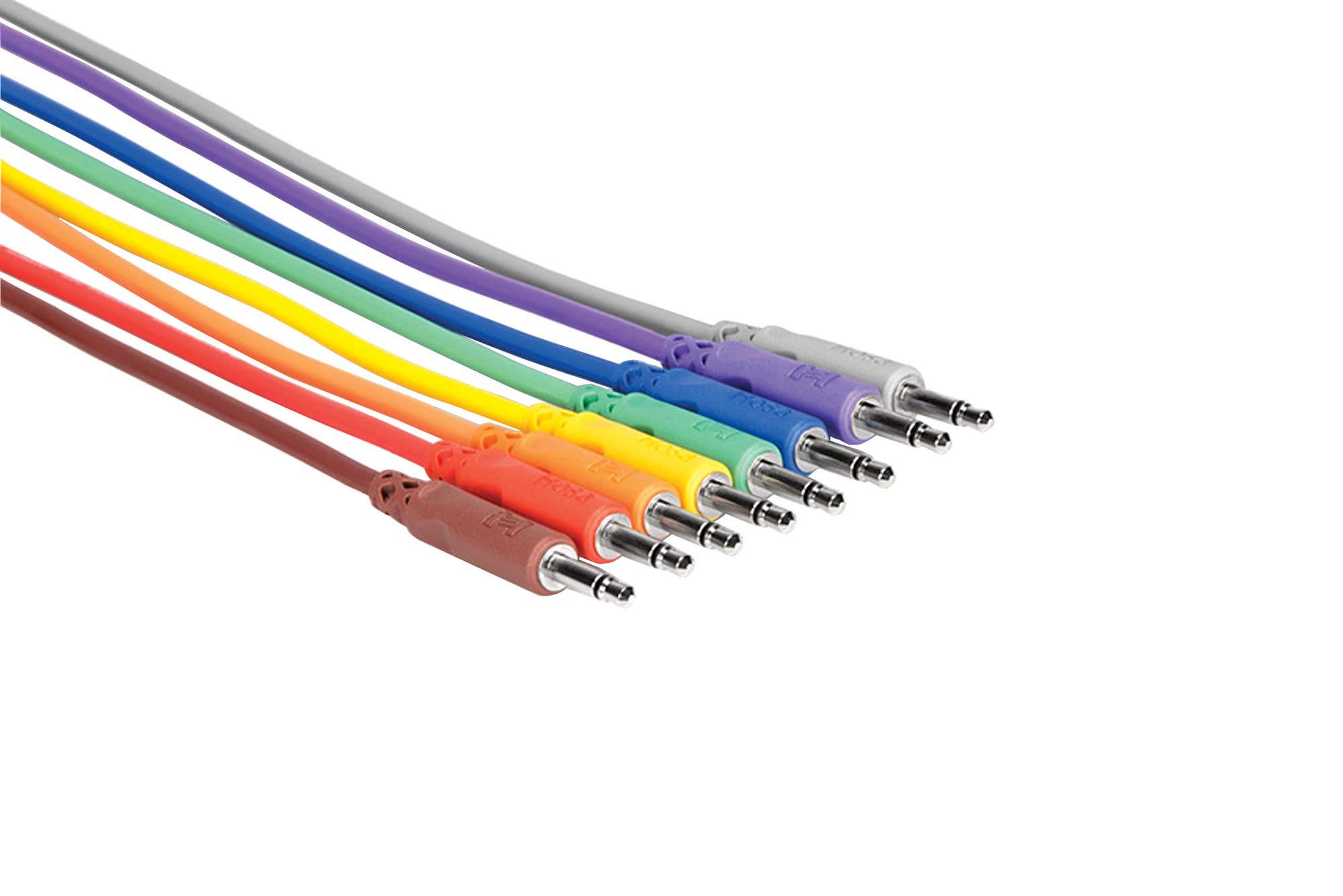 Hosa CMM-815 Unbalanced Patch Cables Mini TS to Same