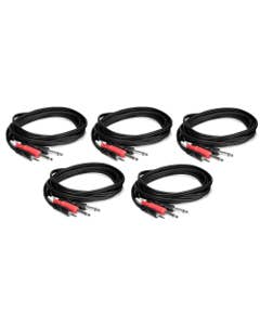 Hosa Stereo Breakout 3.5mm TRS to Dual 1/4" TS Cables