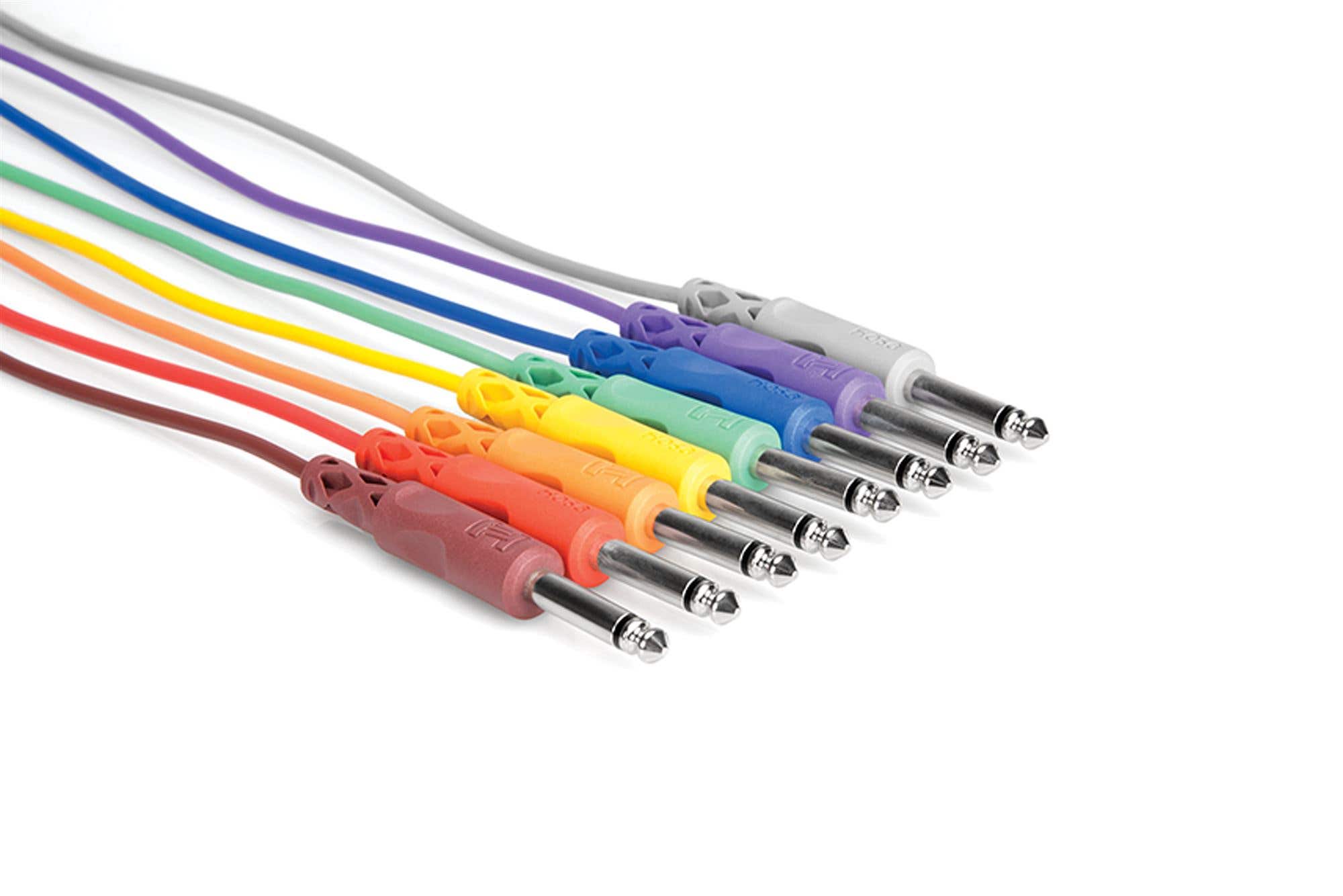 Hosa CPP890 Unbalanced Patch Cables 1/4" TS 3 Foot