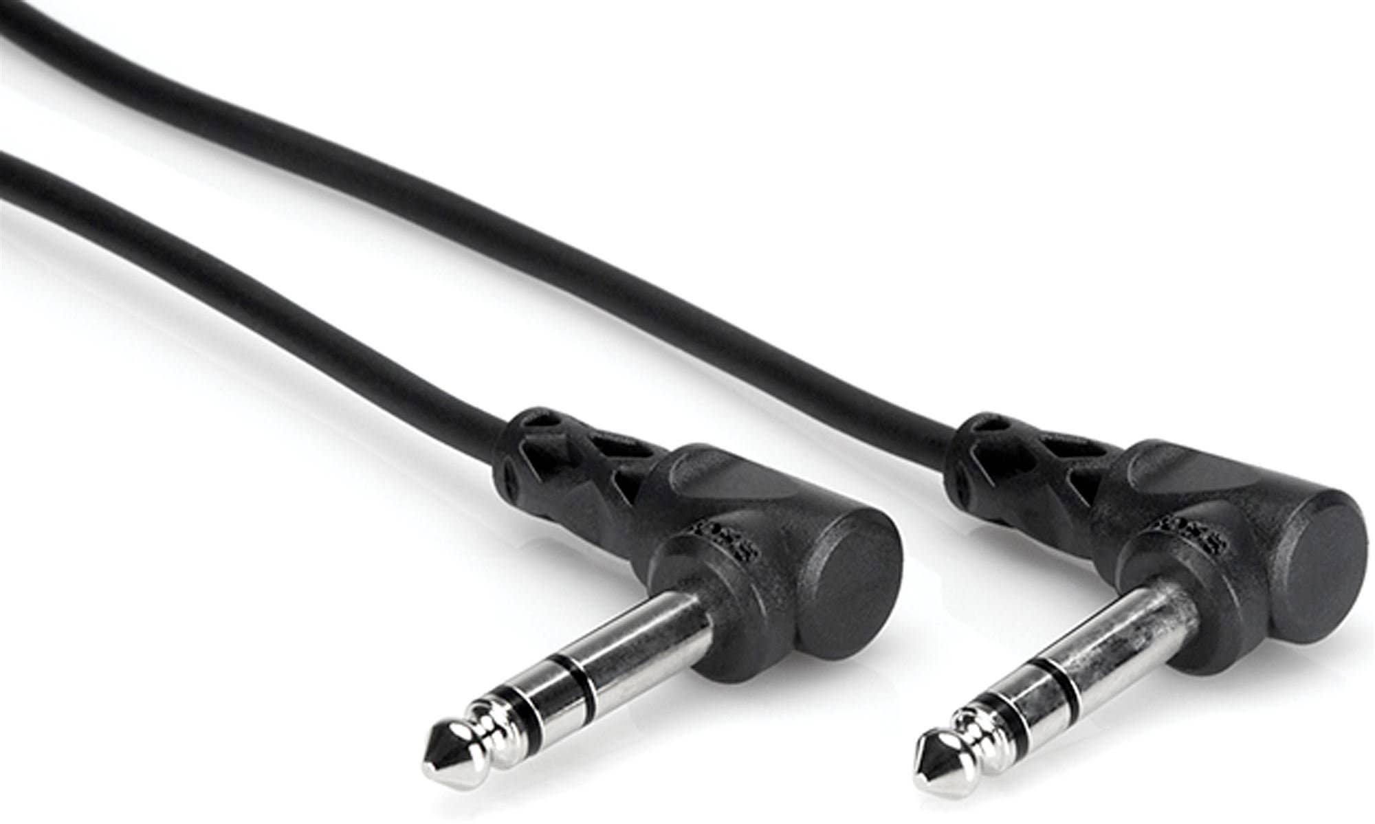 Hosa CSS105RR Balanced Interconnect Right Angle 1/4" TRS Cable 5 Foot