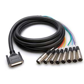 Hosa DTM803 Balanced Snake DB25 to XLR3M 3 Meter