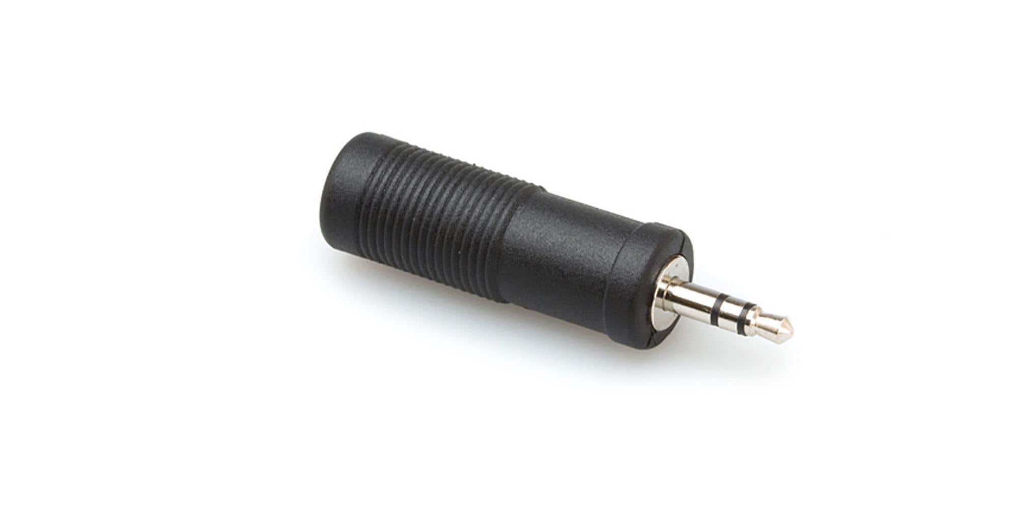 Hosa GMP112 Female 1/4 Inch TRS to Male 3.5mm TRS Adaptor