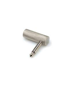 Hosa GPP151 1/4 Inch TS to 1/4 Inch TS Right Angle Adaptor