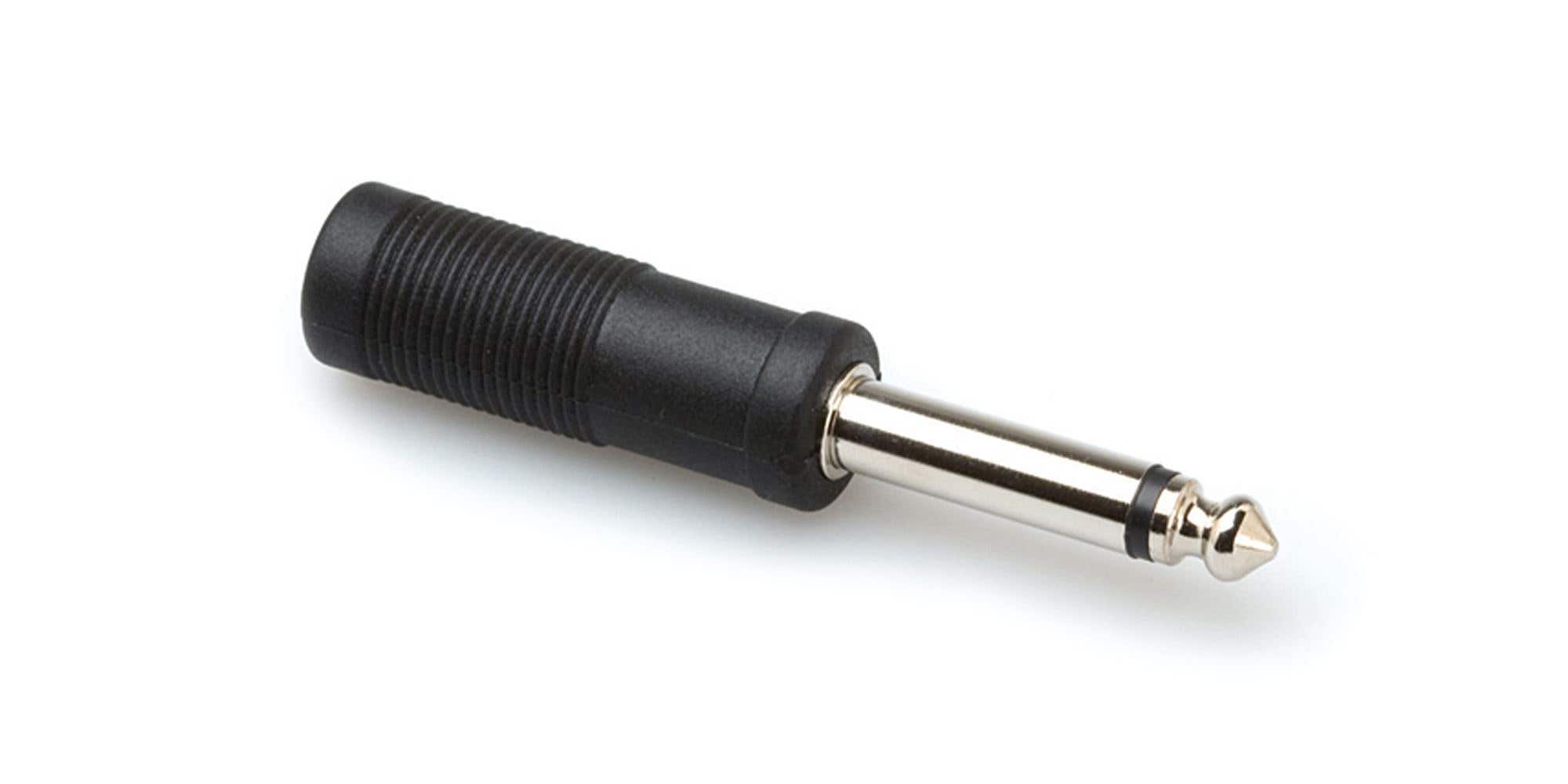 Hosa GPP290 1/4 Inch TRS to 1/4 Inch TS Adaptor