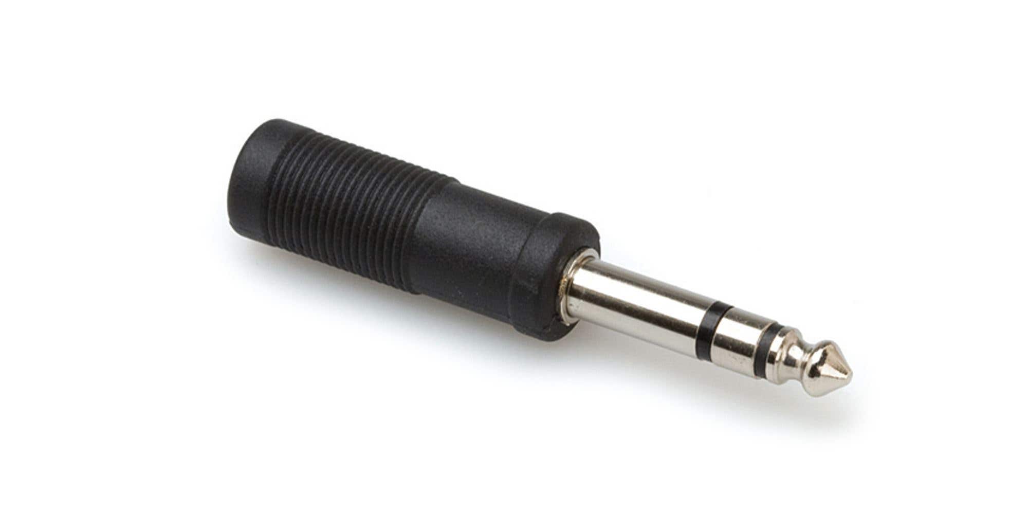 Hosa GPP419 1/4 Inch TS Female to 1/4 Inch TRS Male Adaptor