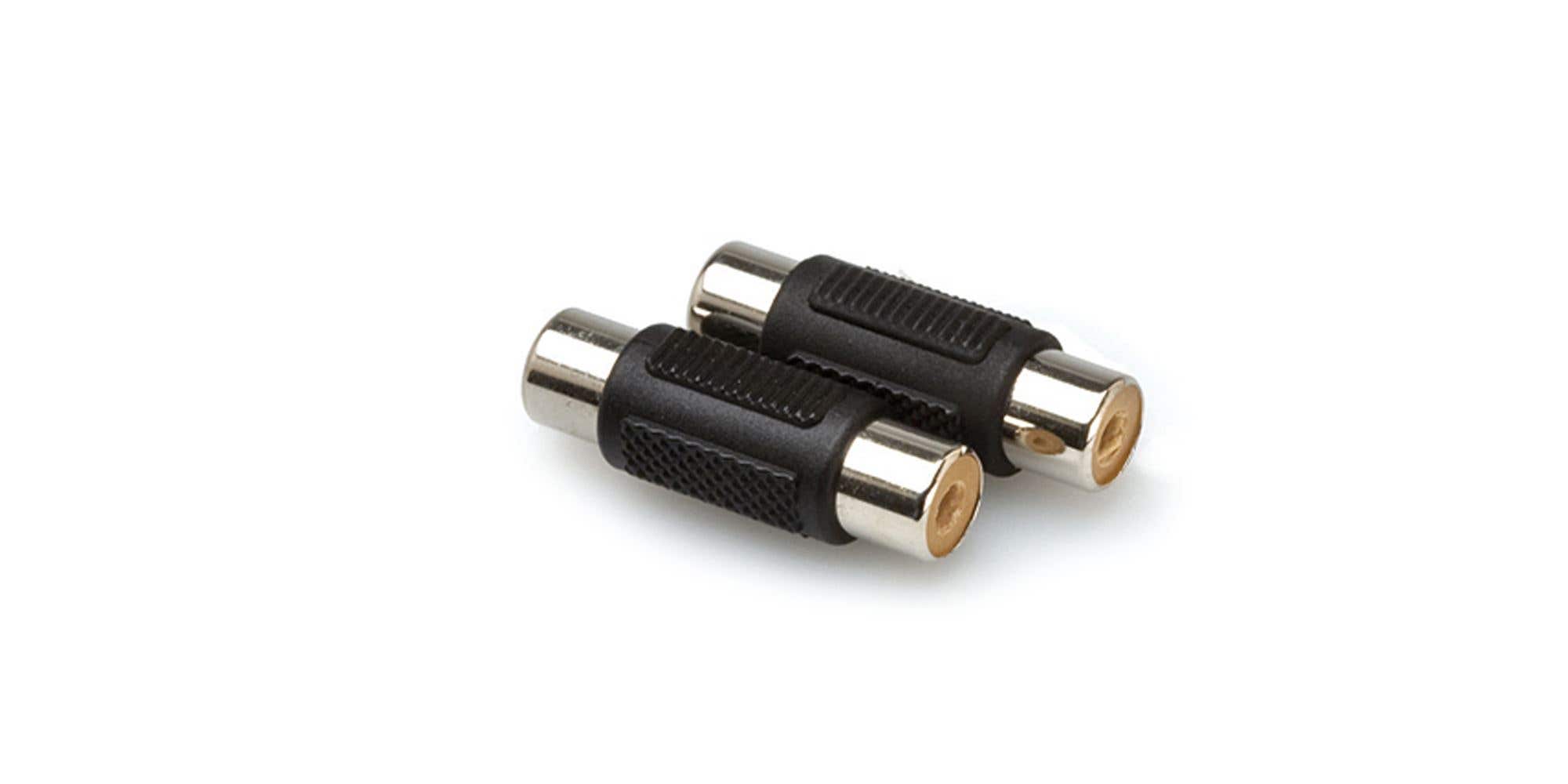 Hosa GRA101 RCA to RCA Couplers 2 In Box