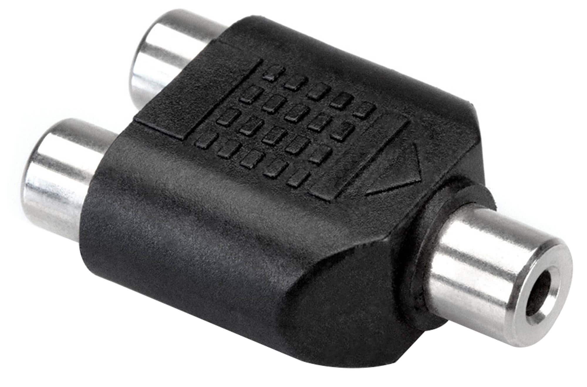 Hosa GRF-341 Coupler 3.5 mm TRS to Dual RCA