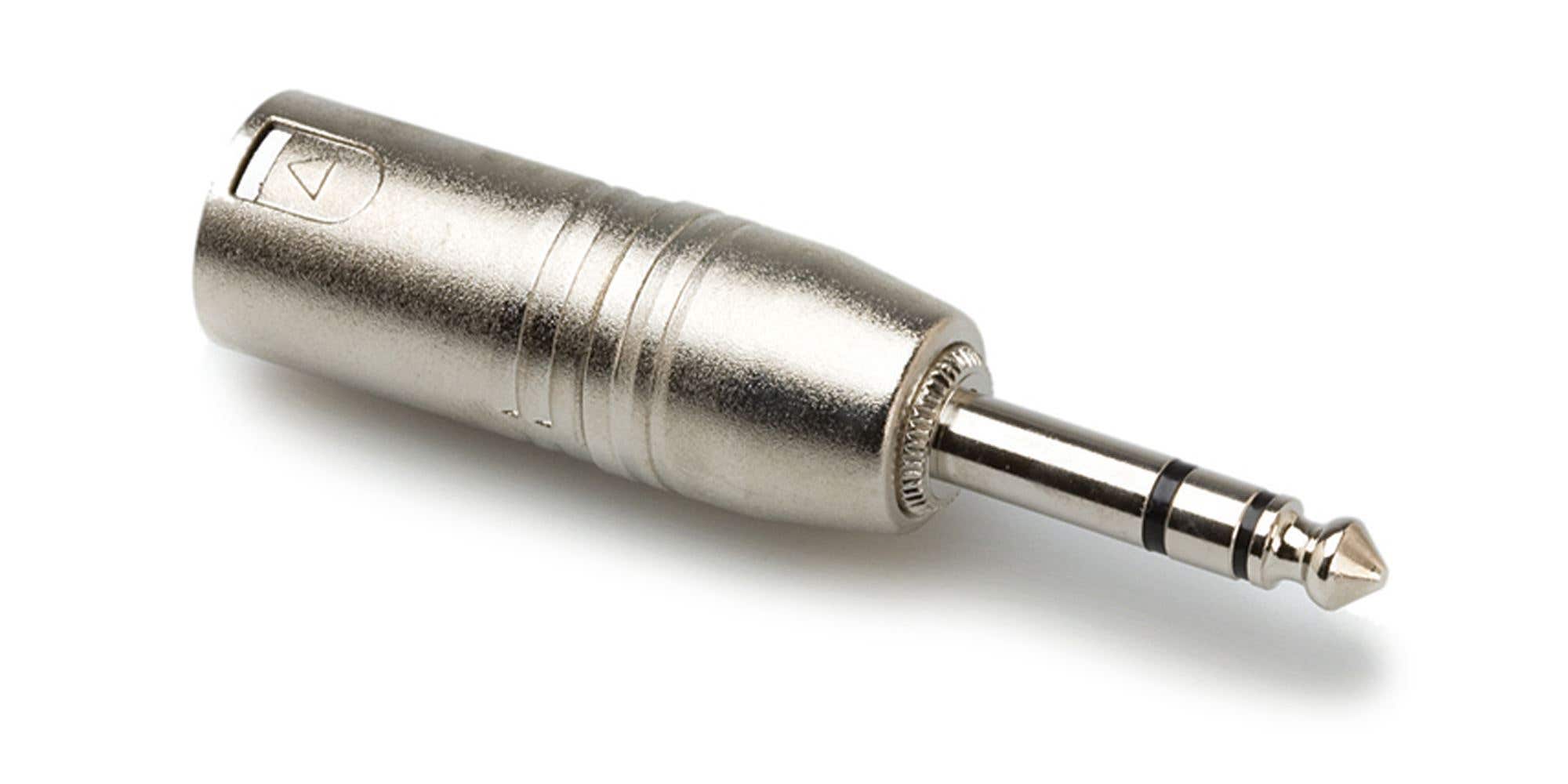 Hosa GXP246 XLR Male to 1/4 Inch TRS Adaptor
