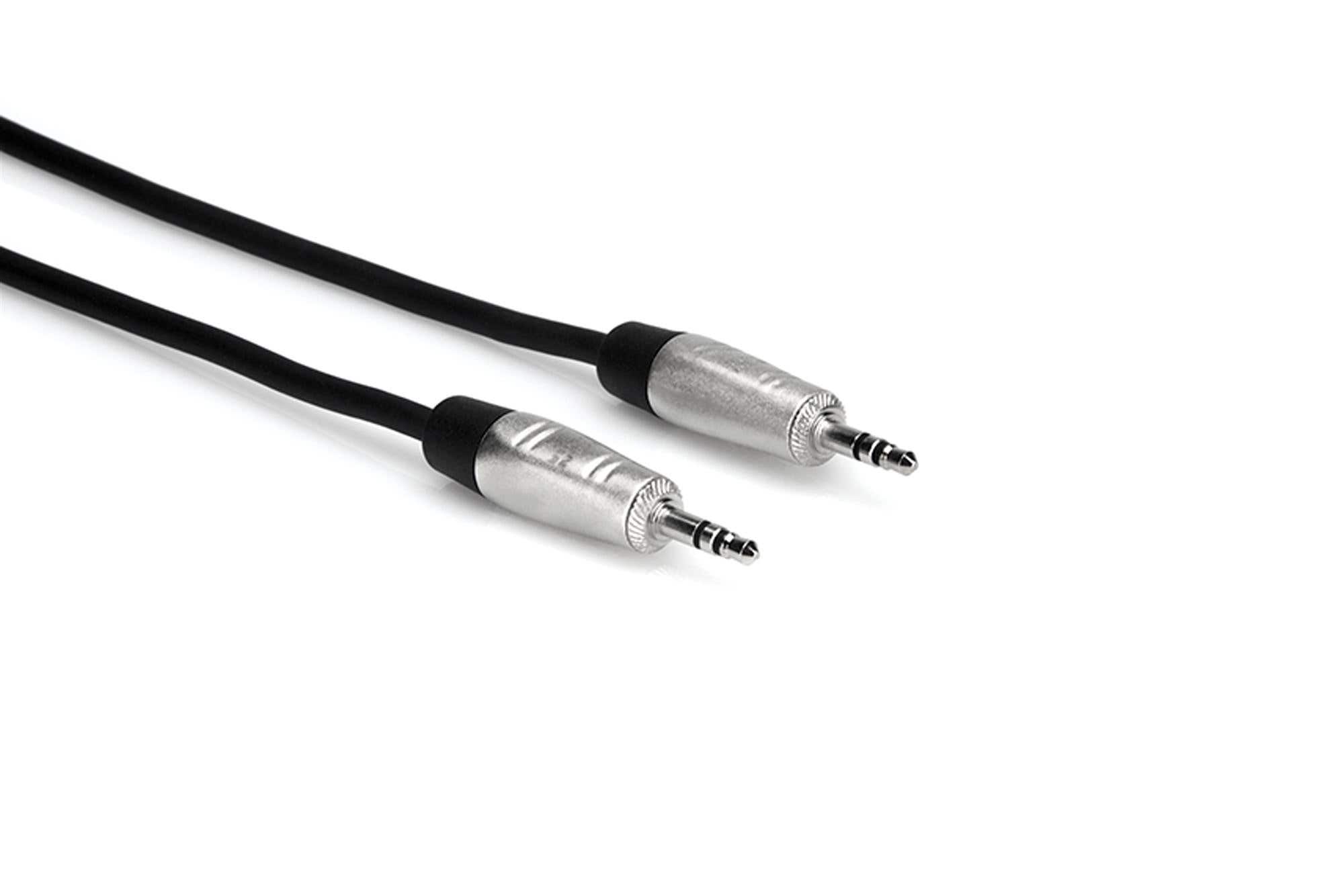 Hosa HMM-005 Pro Stereo Intrconnect REAN Mini TRS Stereo Cable 5ft