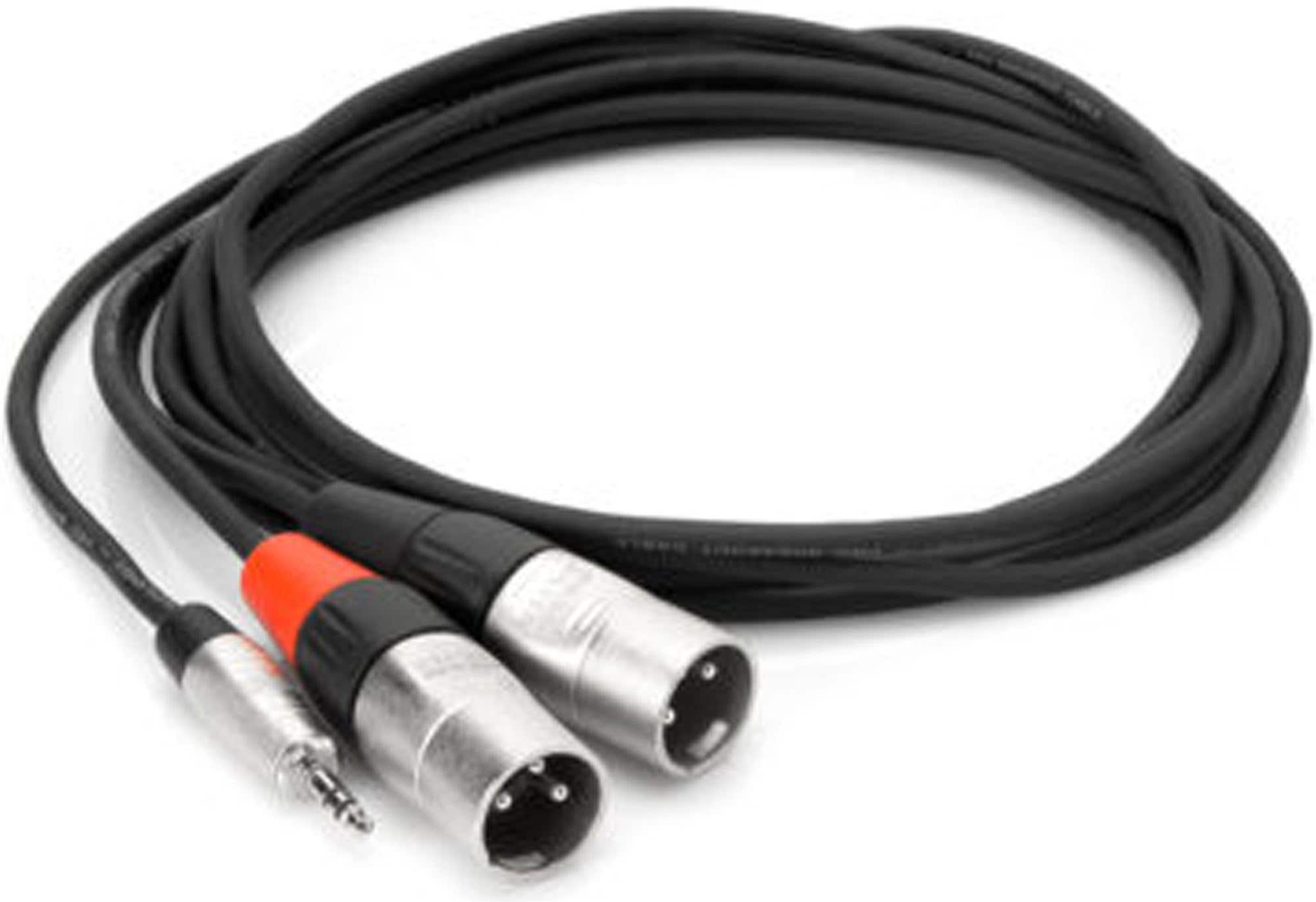Hosa HMX-015Y Pro Stereo Breakout 3.5mm TRS to Dual XLR3M