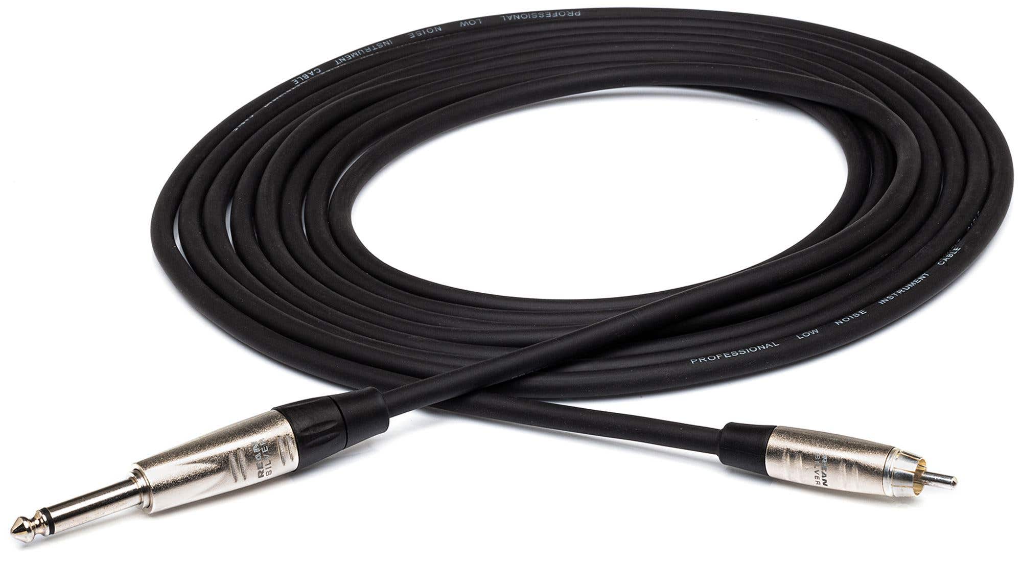 Hosa HPR-005 Pro Unbalanced Interconnect REAN 1/4" TS to RCA