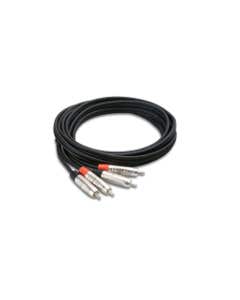 Hosa HRR-005X2 Pro Stereo Interconnect Dual REAN RCA to Same 5Ft