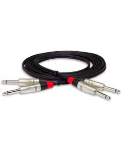 Hosa HRR-015X2 Pro Stereo Interconnect Dual REAN RCA to Same