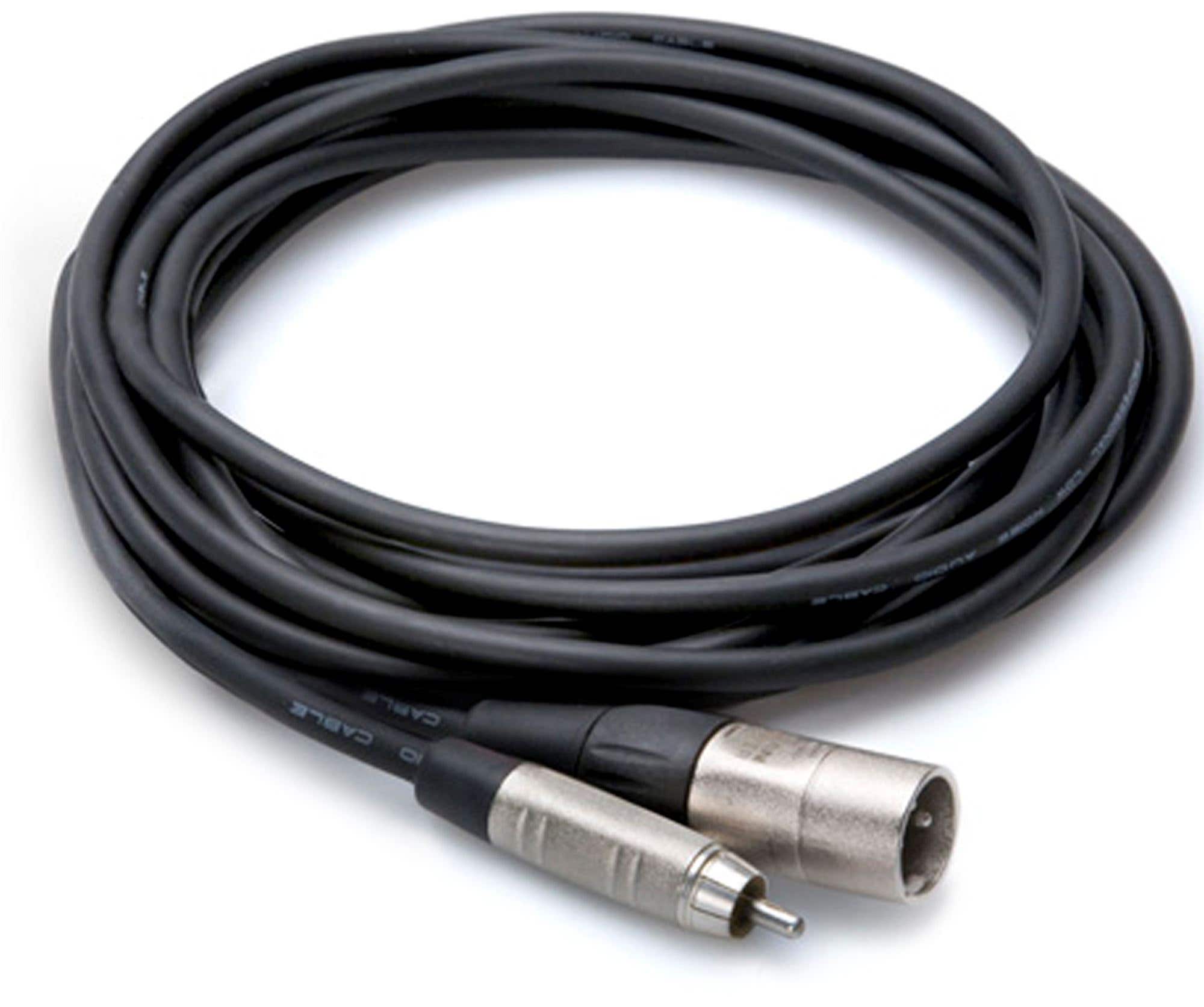 Hosa HRX-003 Pro Unbalanced Interconnect REAN RCA to XLR3M 3Ft